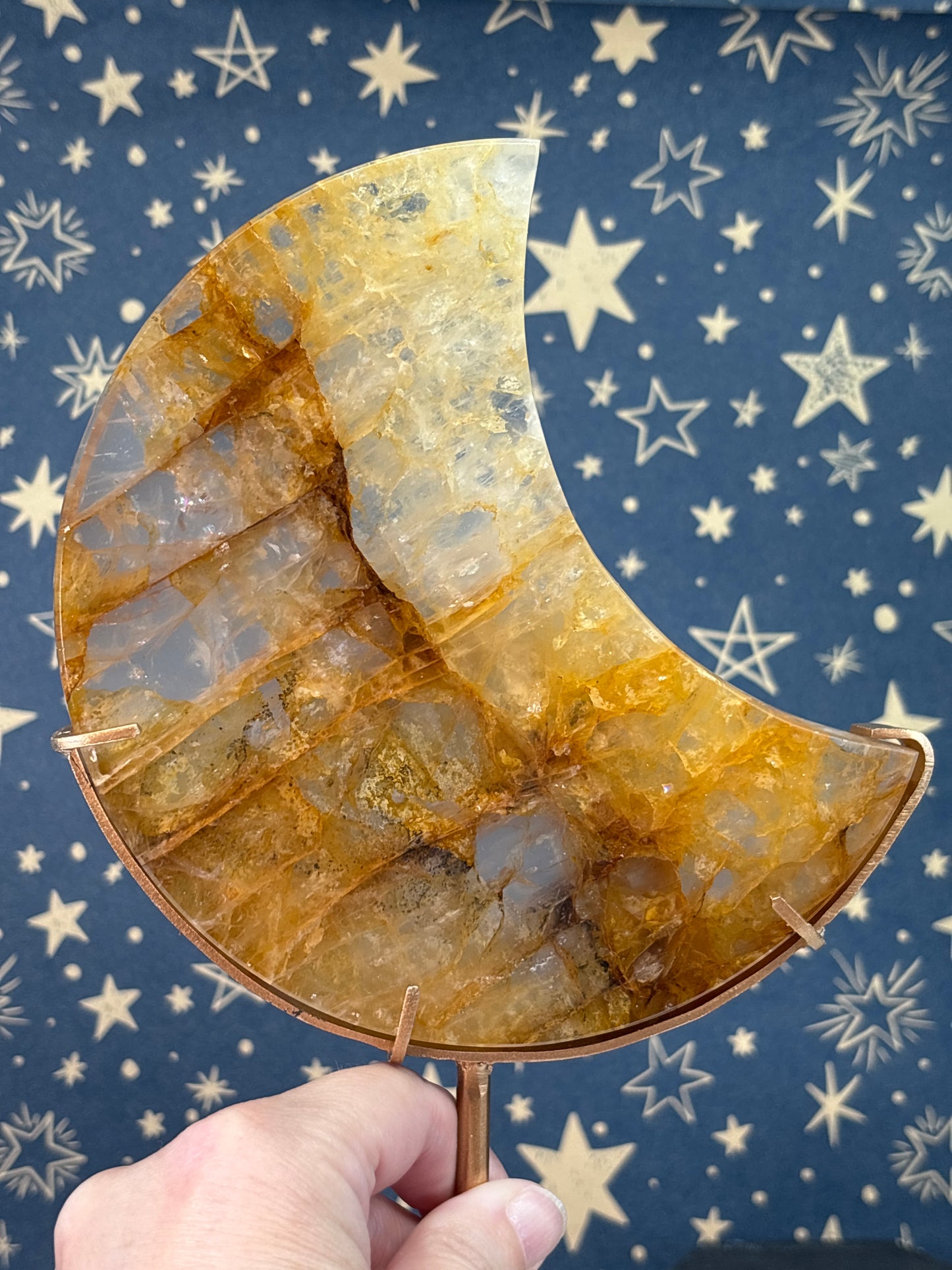 Golden Healer Moon on stand b