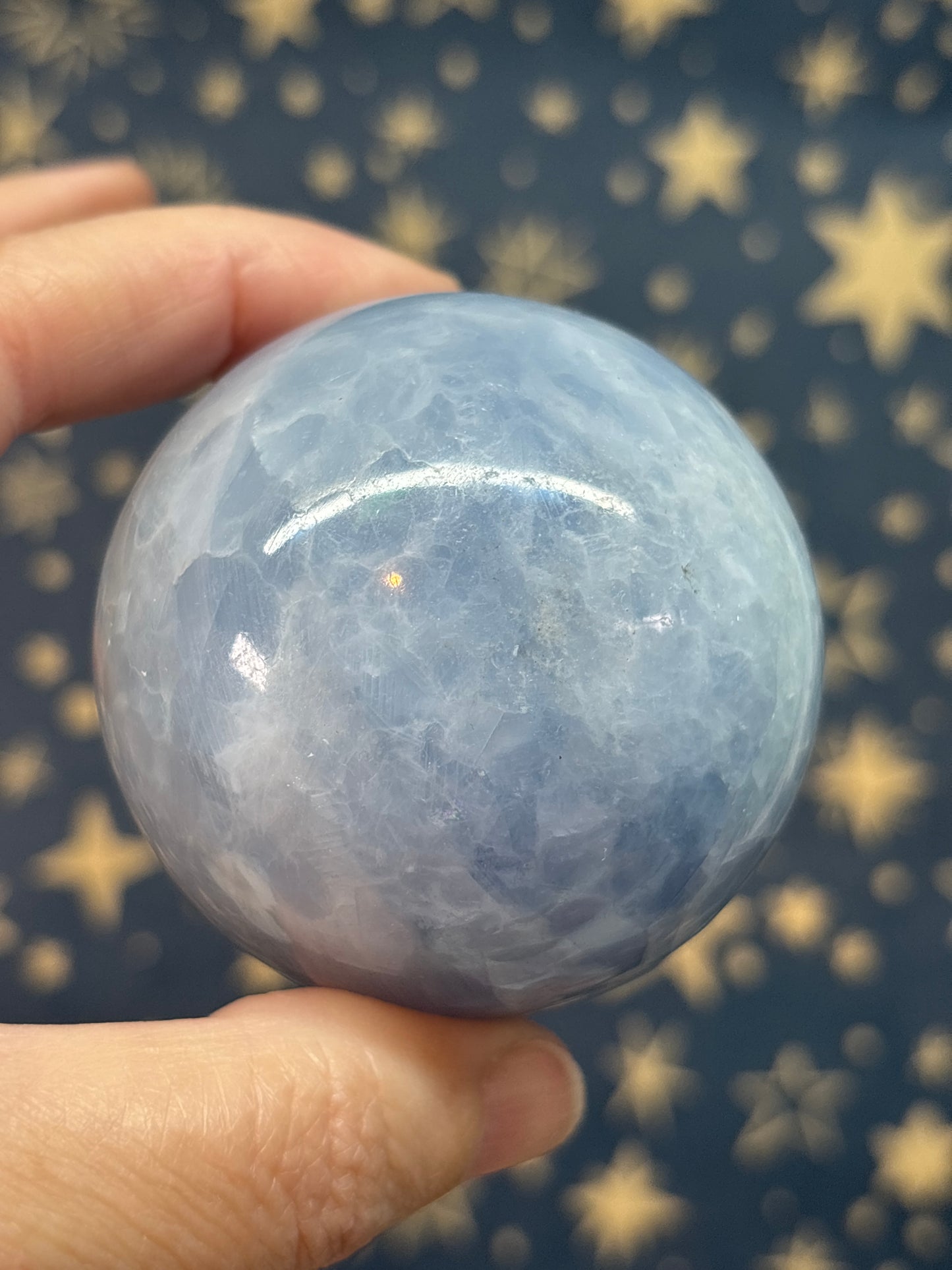 Blue Calcite Sphere a 5.8cm