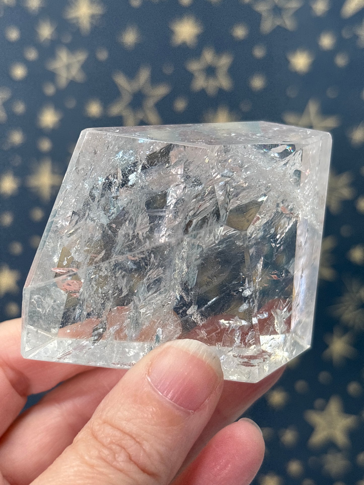 Clear/Smokey Quartz Freeforms A-D