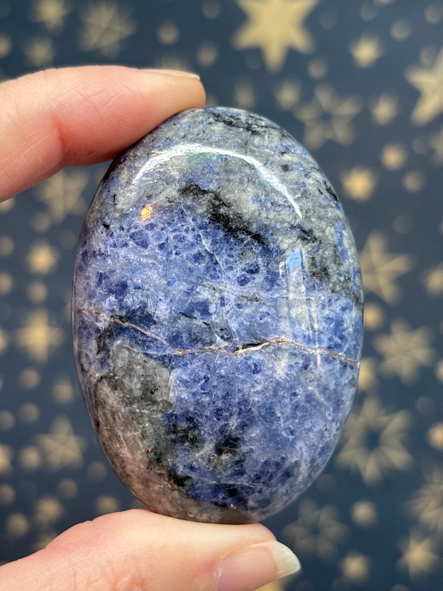 Sodalite Palm Stone b