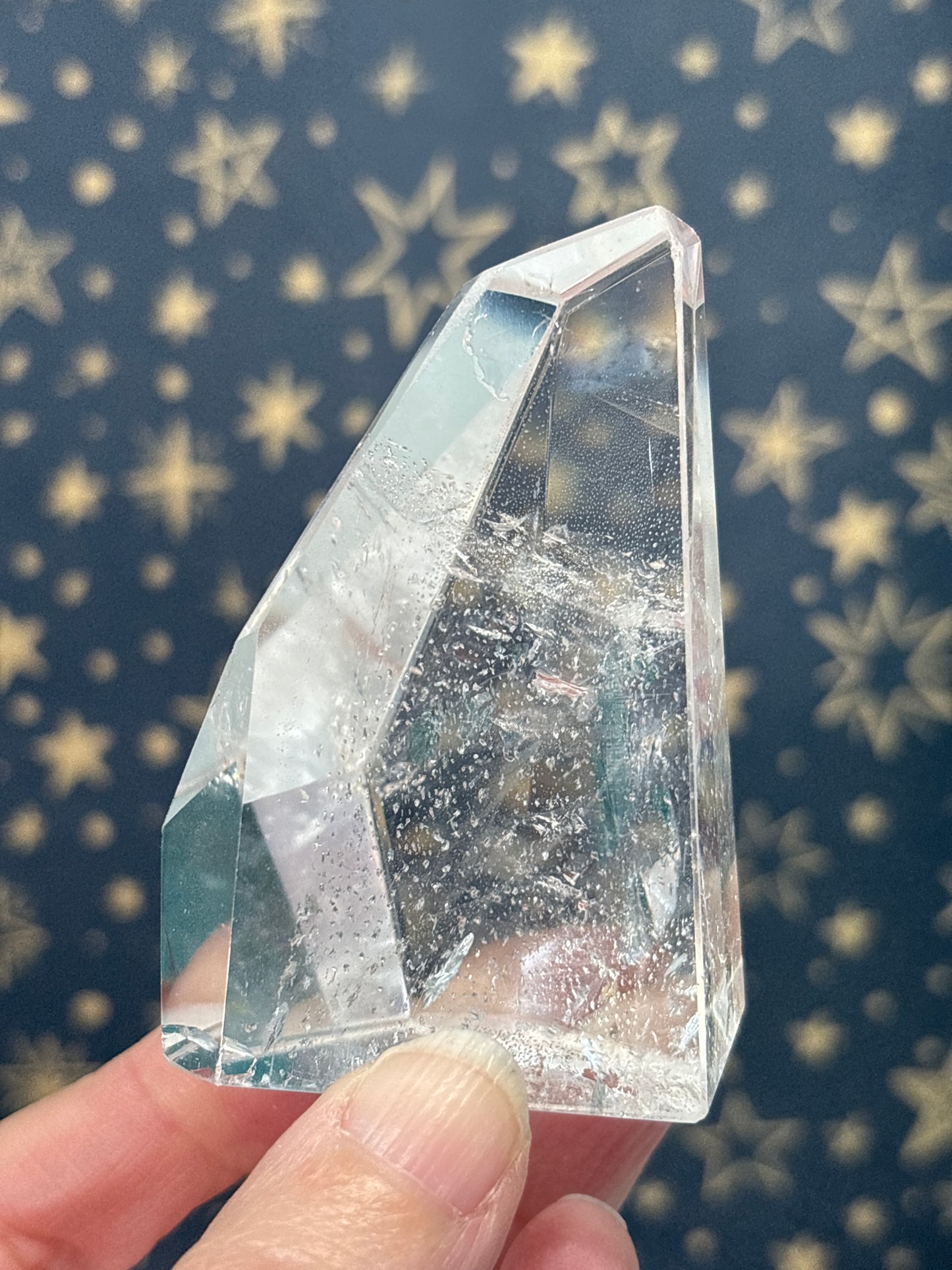 Clear/Smokey Quartz Freeforms I-L