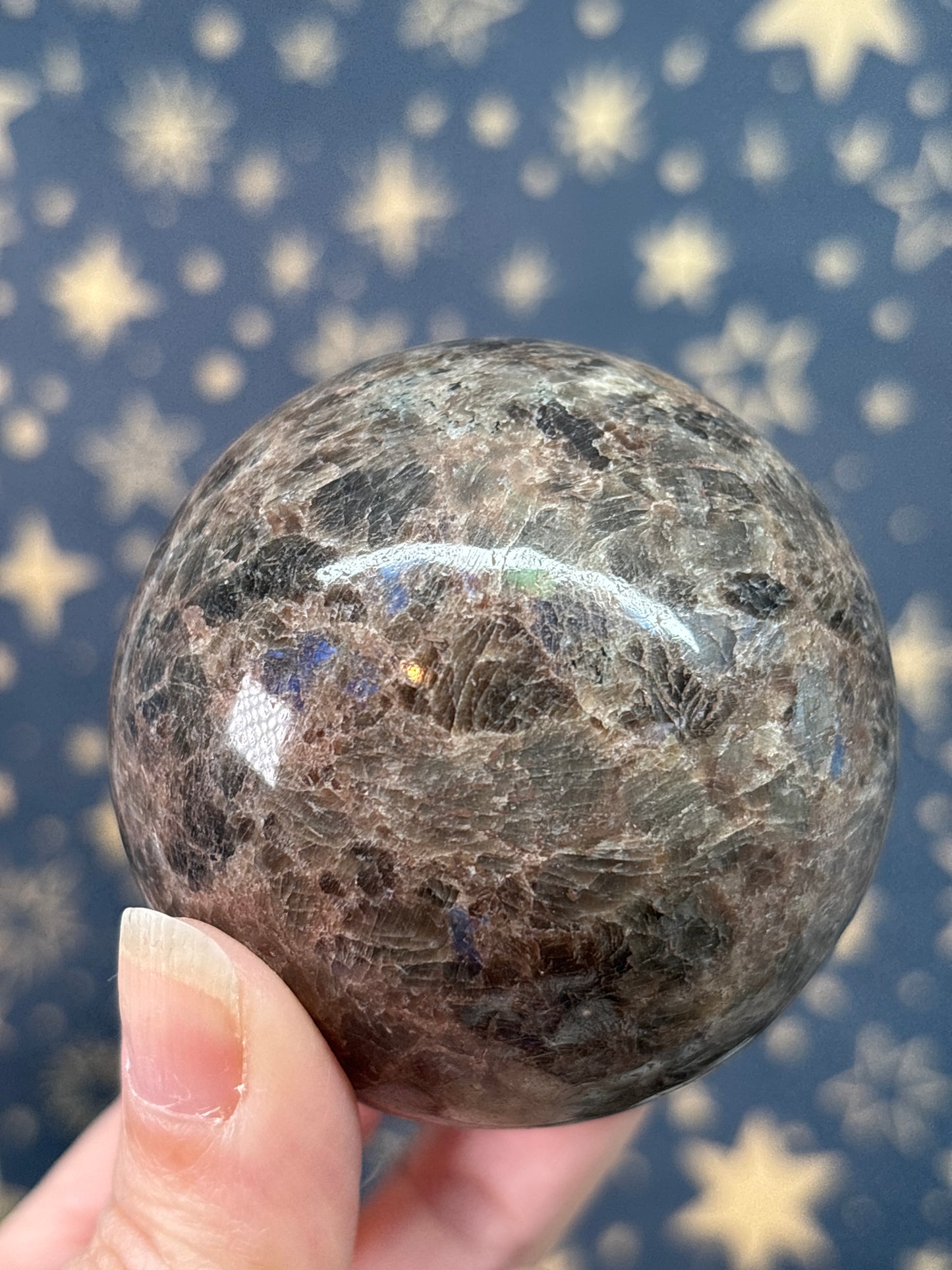 Red Larvikite Sphere 6.1cm