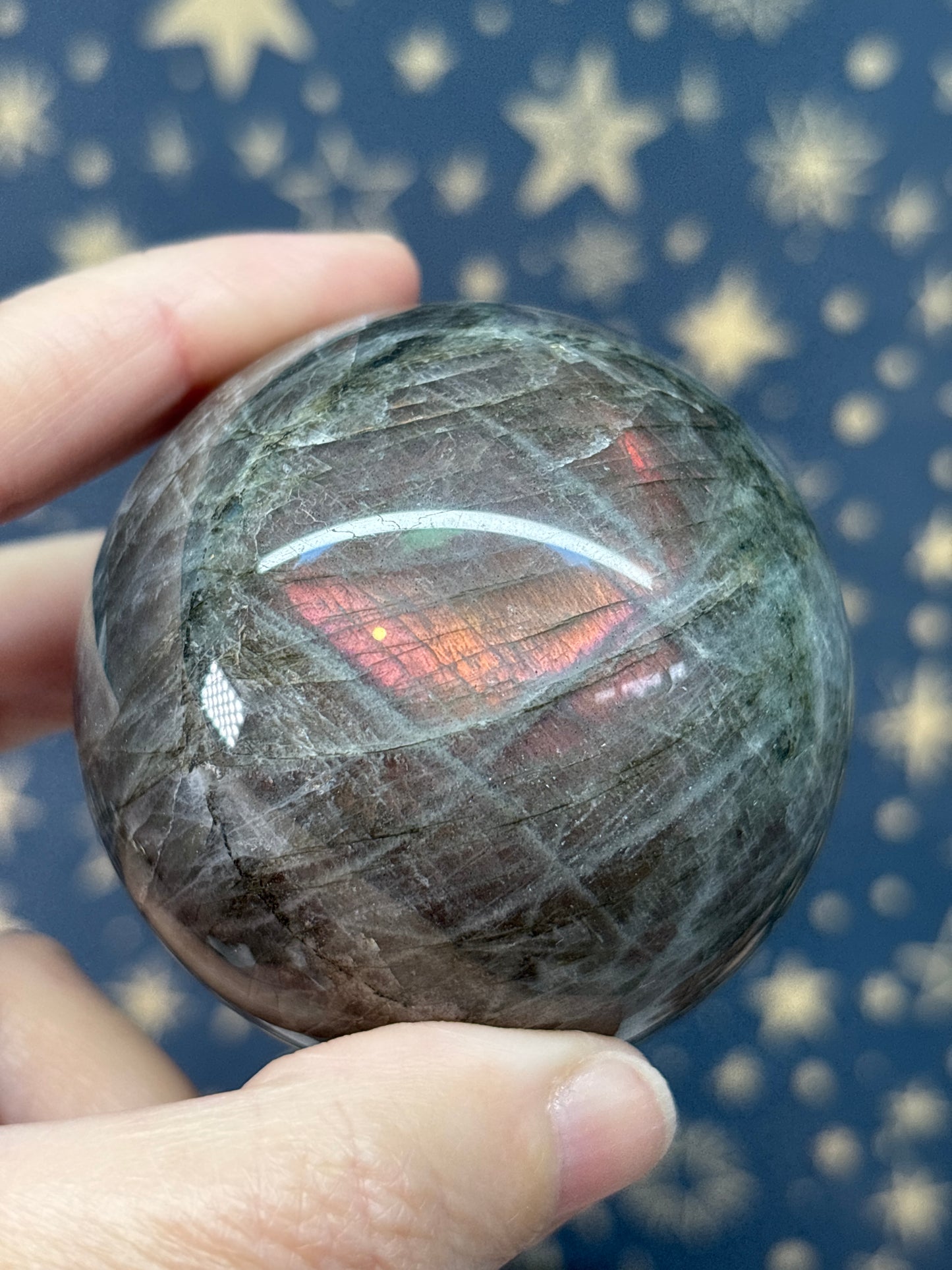 Labradorite Sphere b 6.2cm