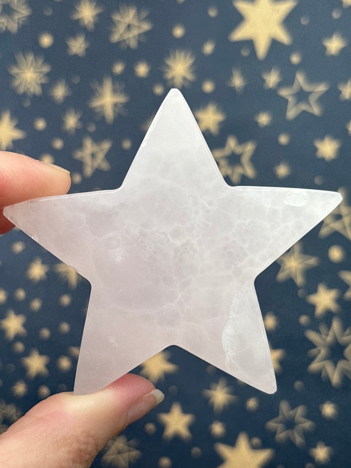 Mangano Calcite Standing Star (Med)