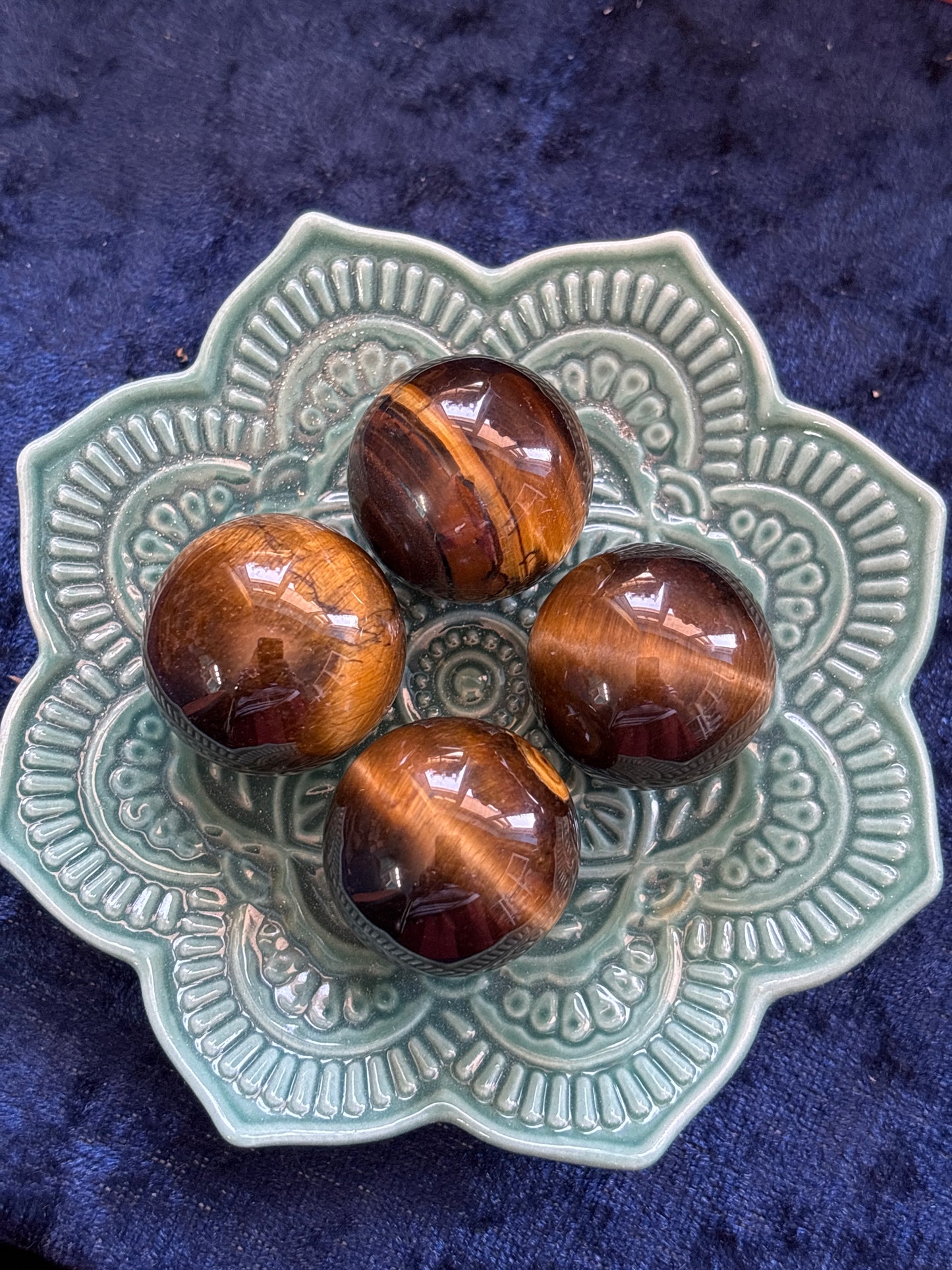 Tigers Eye Small Sphere 2.7cm