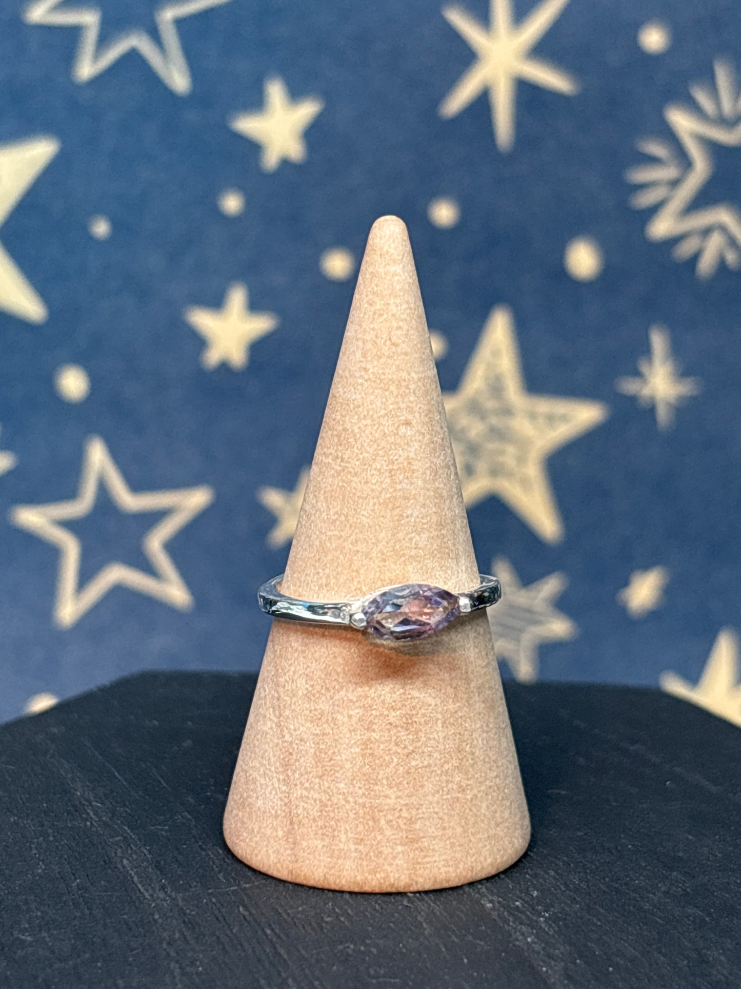 Amethyst Adjustable Ring