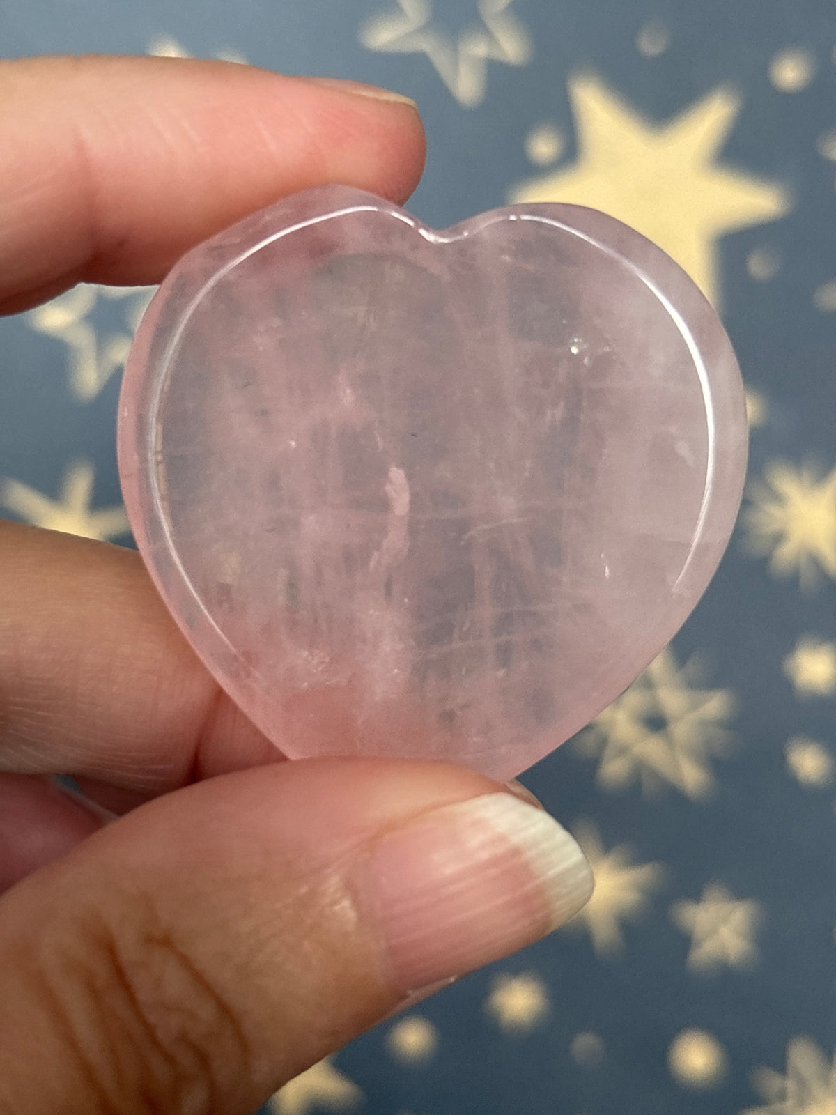 Rose Quartz Worry Stone