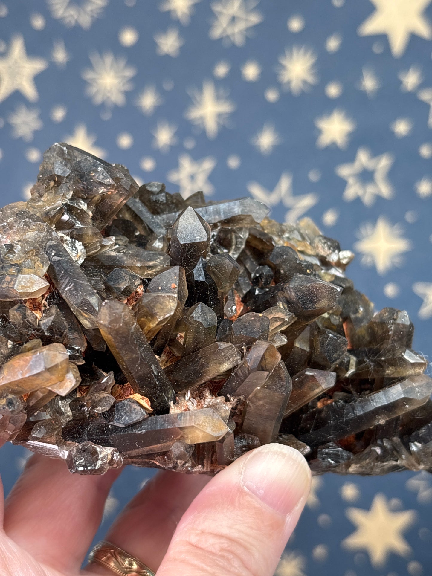 Smokey Quartz Cluster