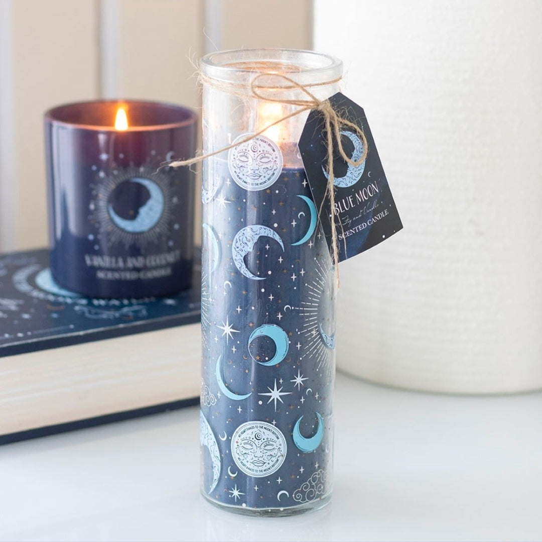 Blue Moon Fig and Vanilla Scented Tube Candle