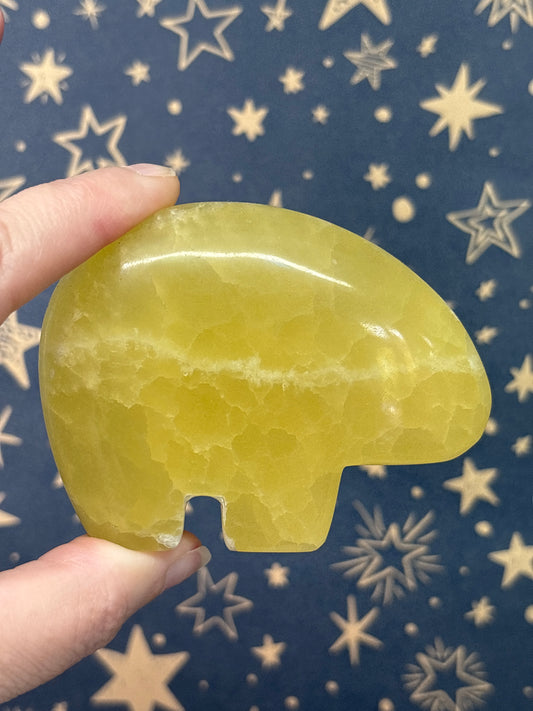 Lemon Calcite Bear