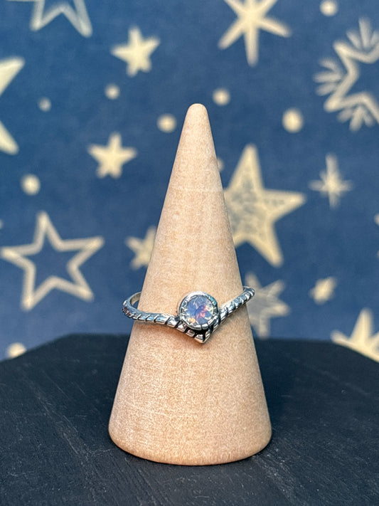 Rose Quartz Adjustable Ring