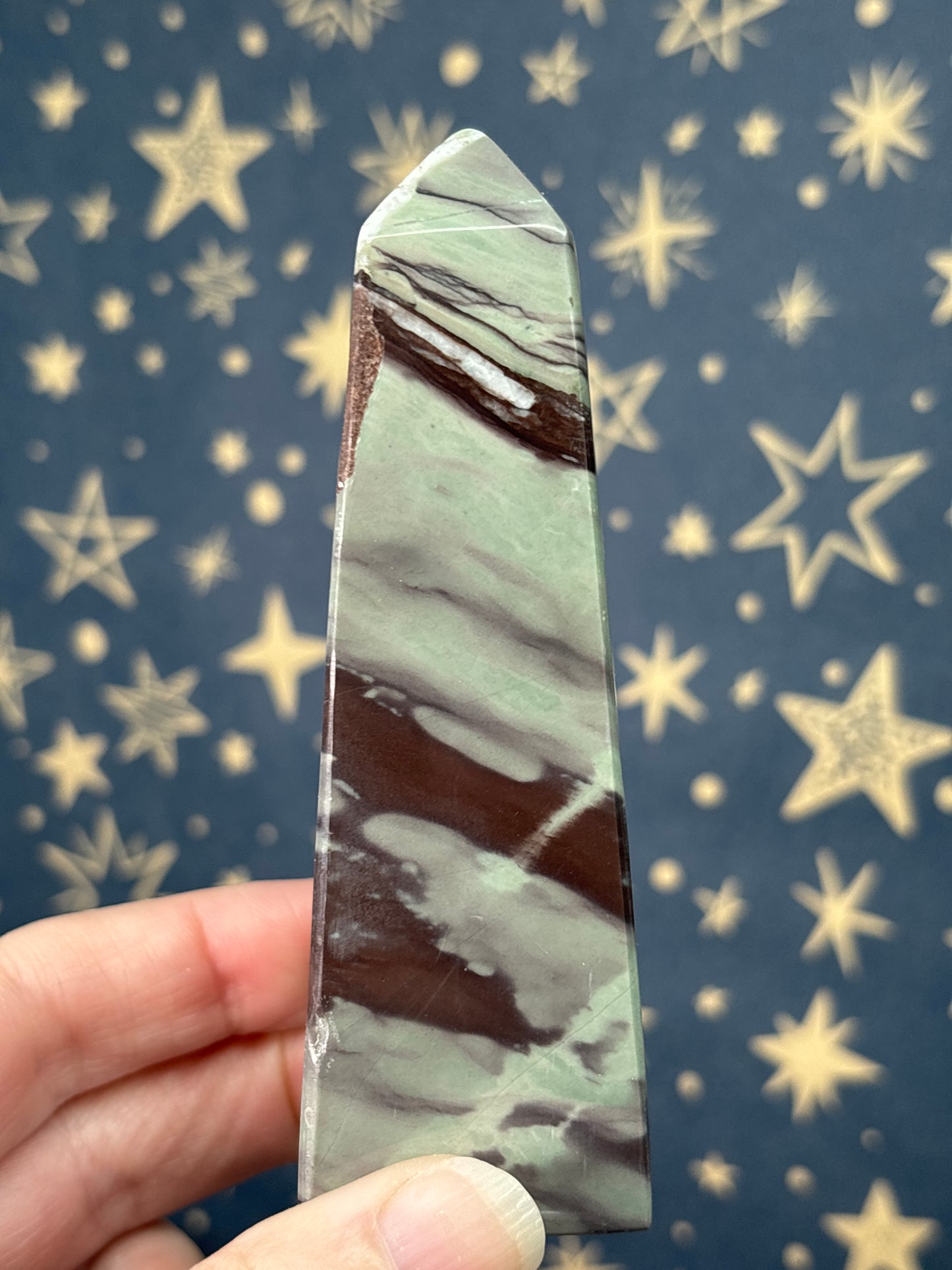 Liver Jasper Tower 10.2cm