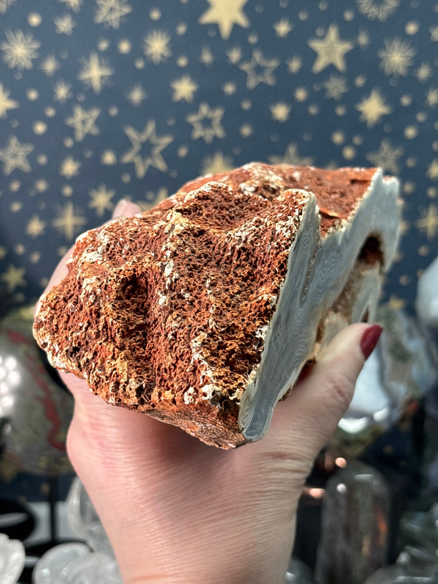 Blue Lace Agate Statement piece