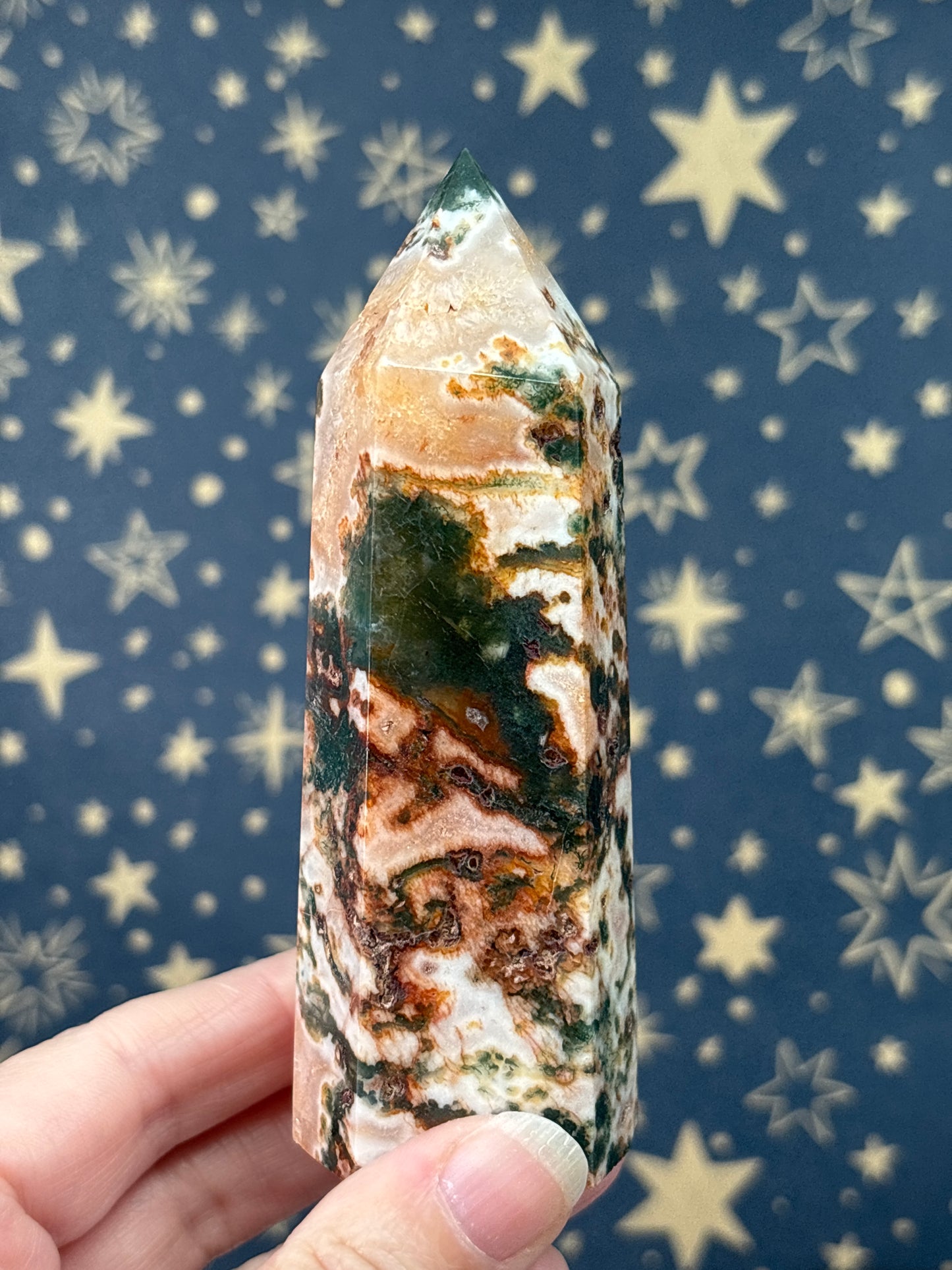 Red Moss Agate Towers (Pick your own)