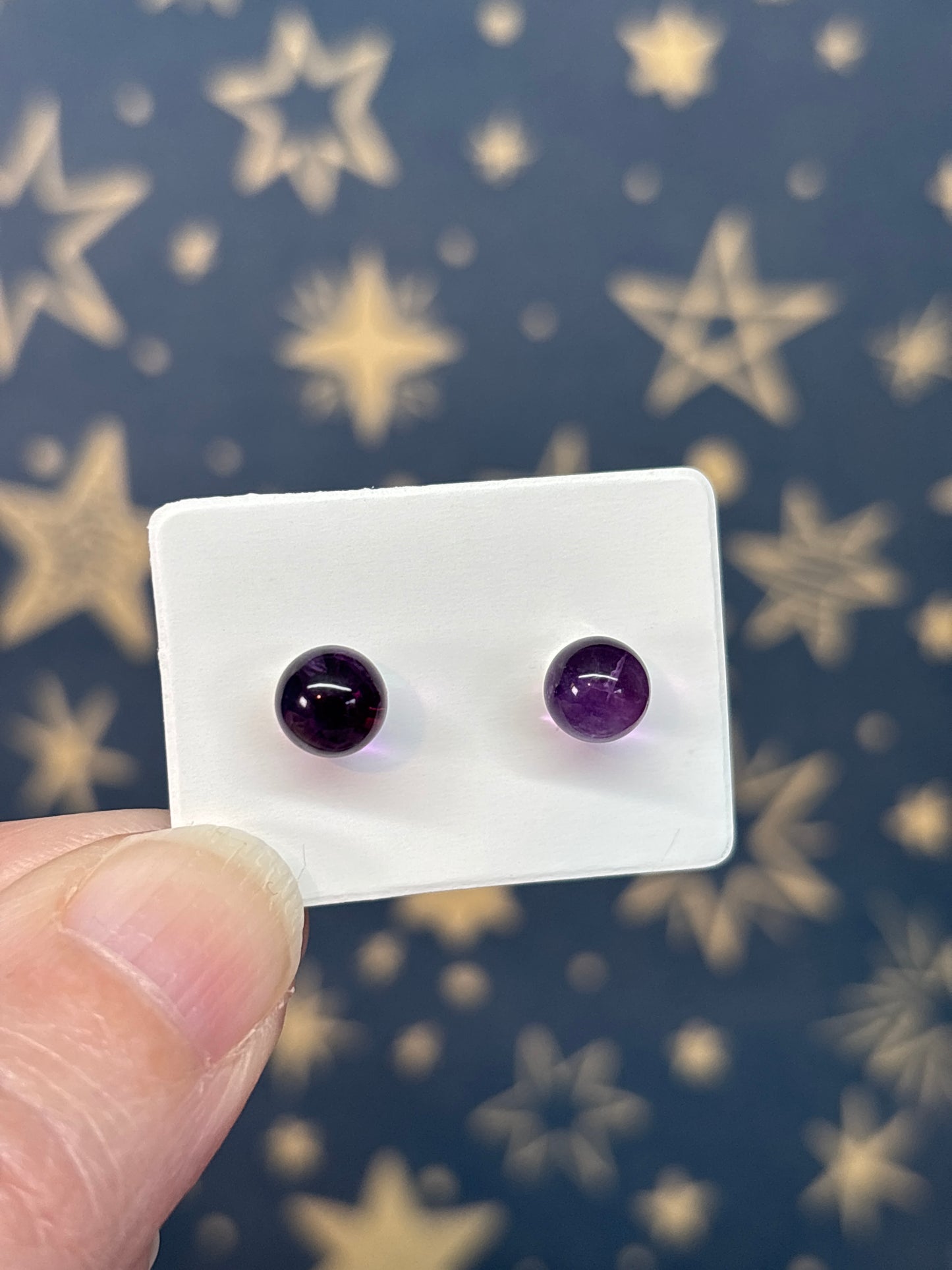 (Various) Crystal Stud Earrings 925 Silver