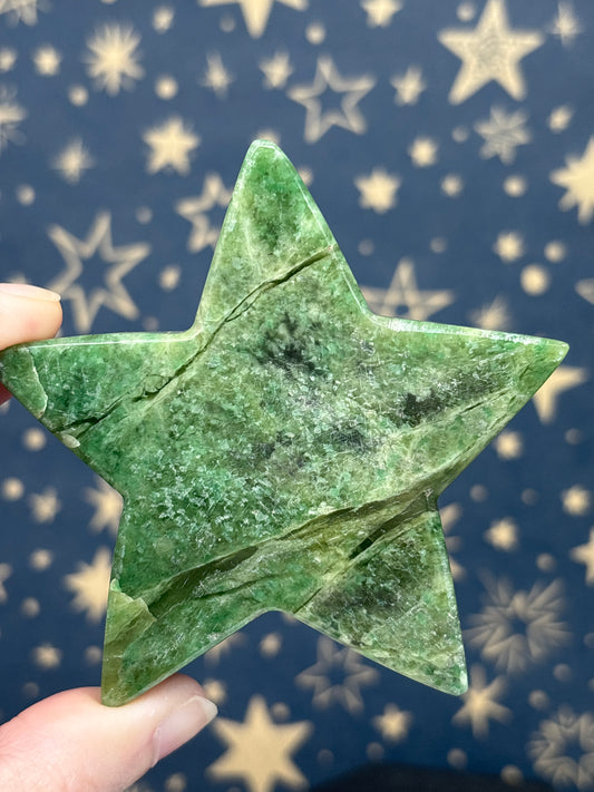 Grossular Garnet Standing Star