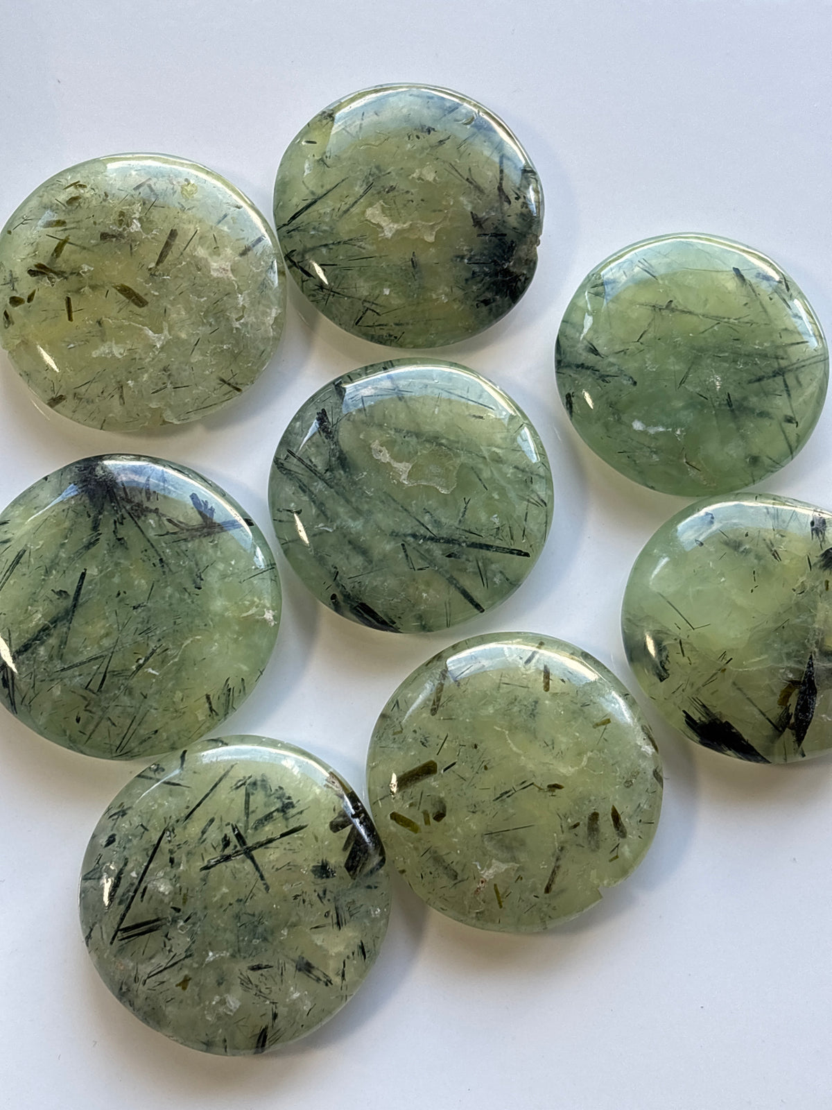 Prehnite Flat Stone (Picked at random)