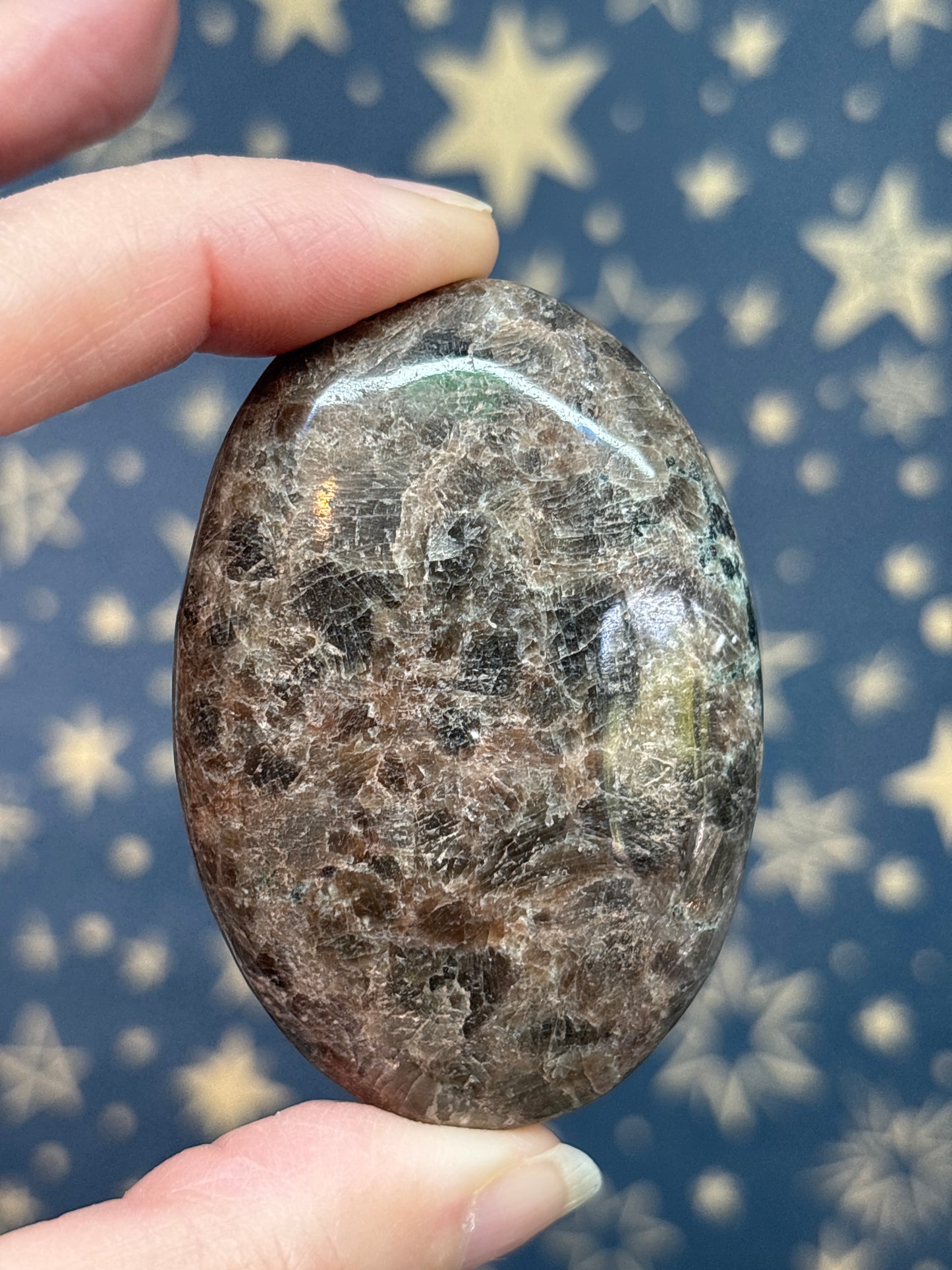 Red Larvikite Palmstone a