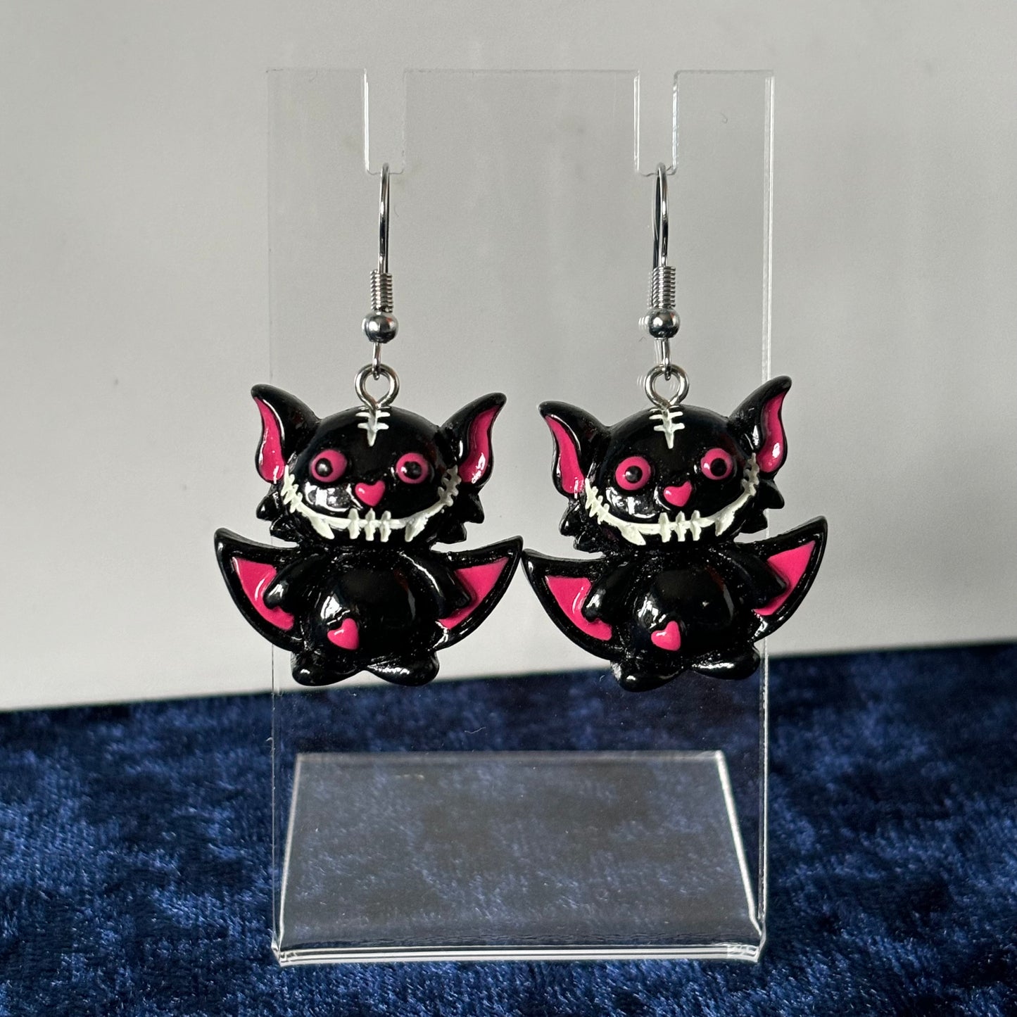 Crazy Bat Dangle Earrings