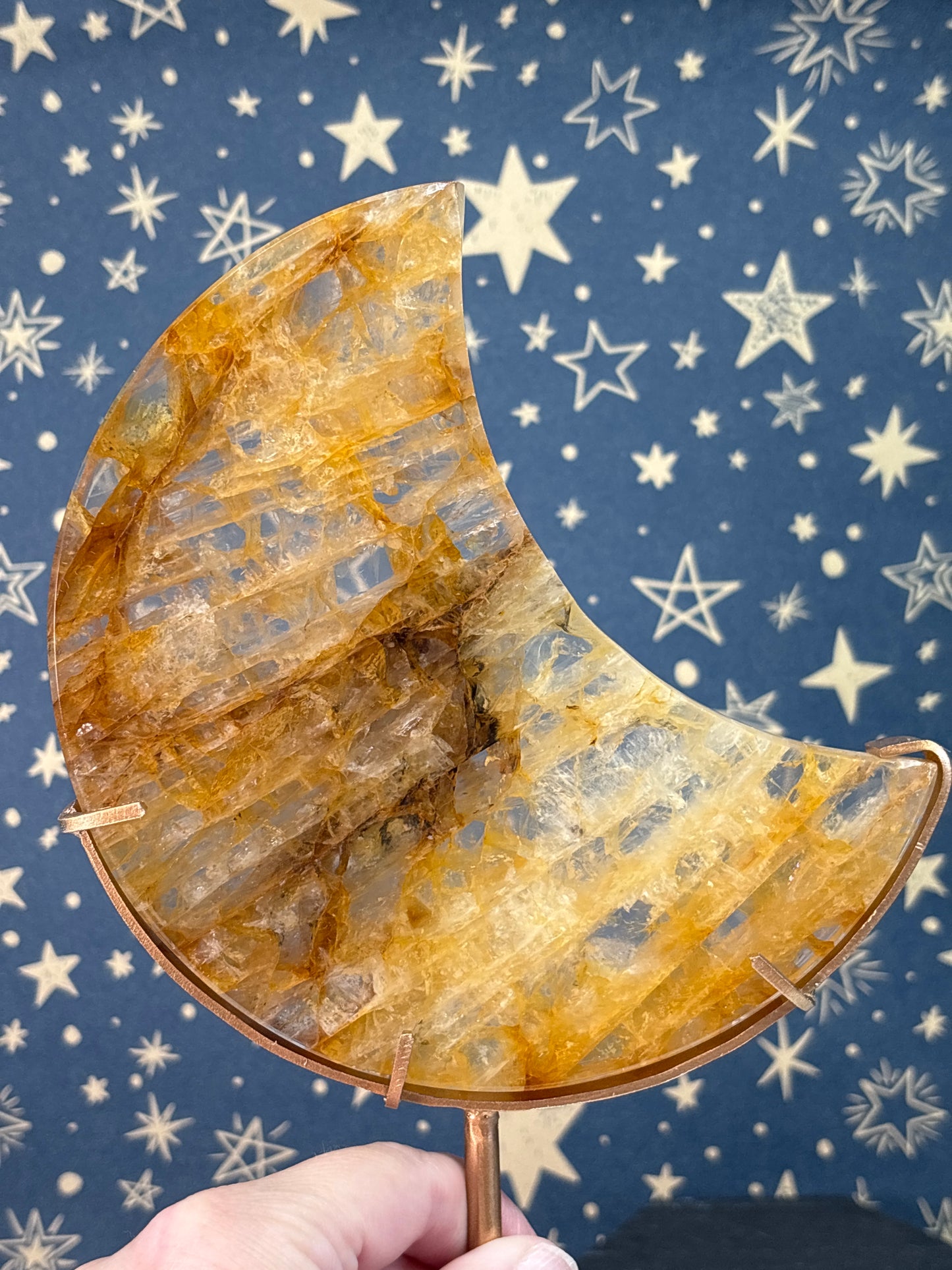 Golden Healer Moon on stand c