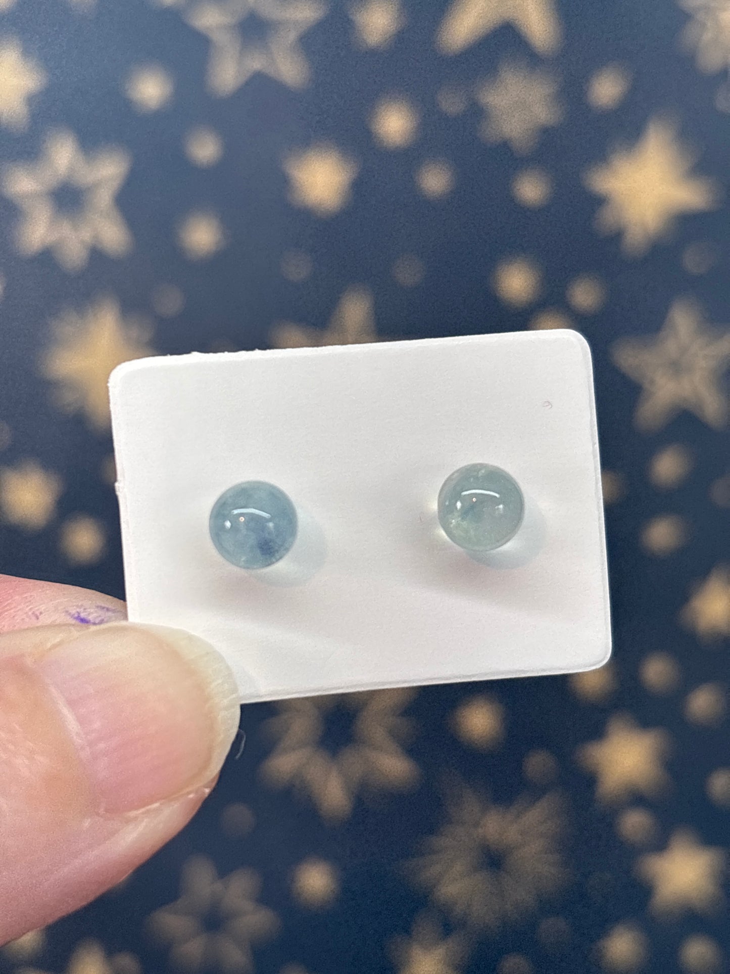 (Various) Crystal Stud Earrings 925 Silver