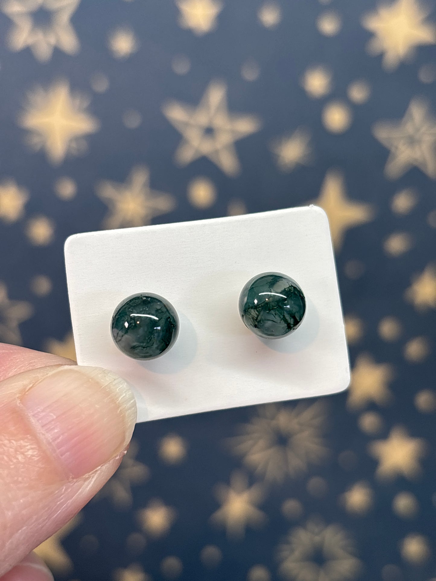 (Various) Crystal Stud Earrings 925 Silver