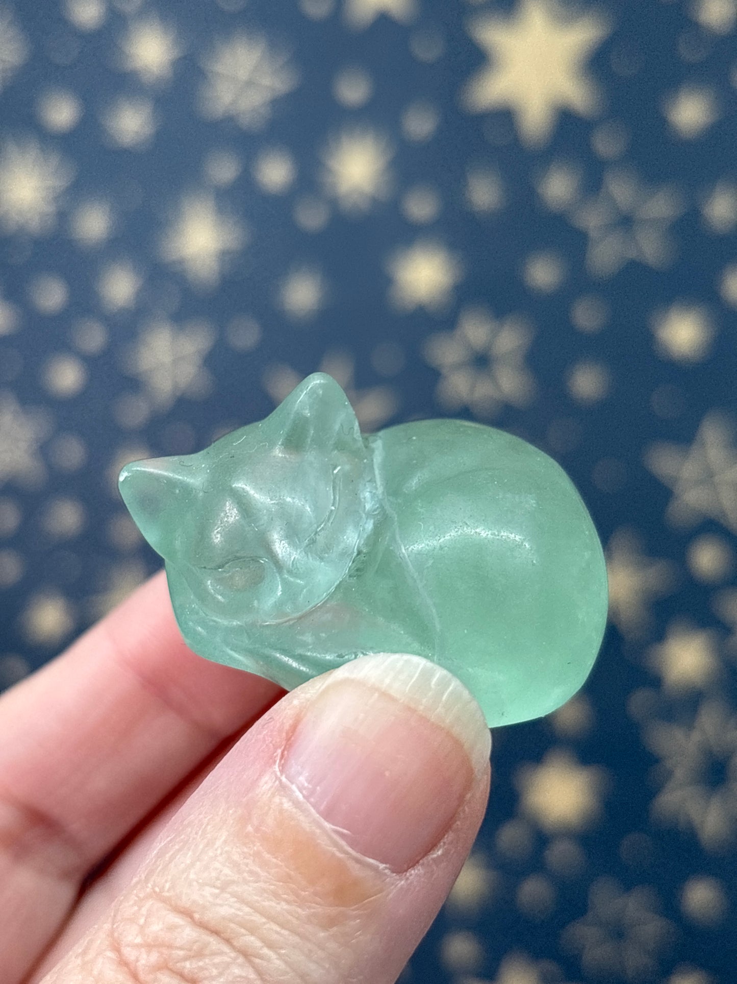 Fluorite Sleeping Cats