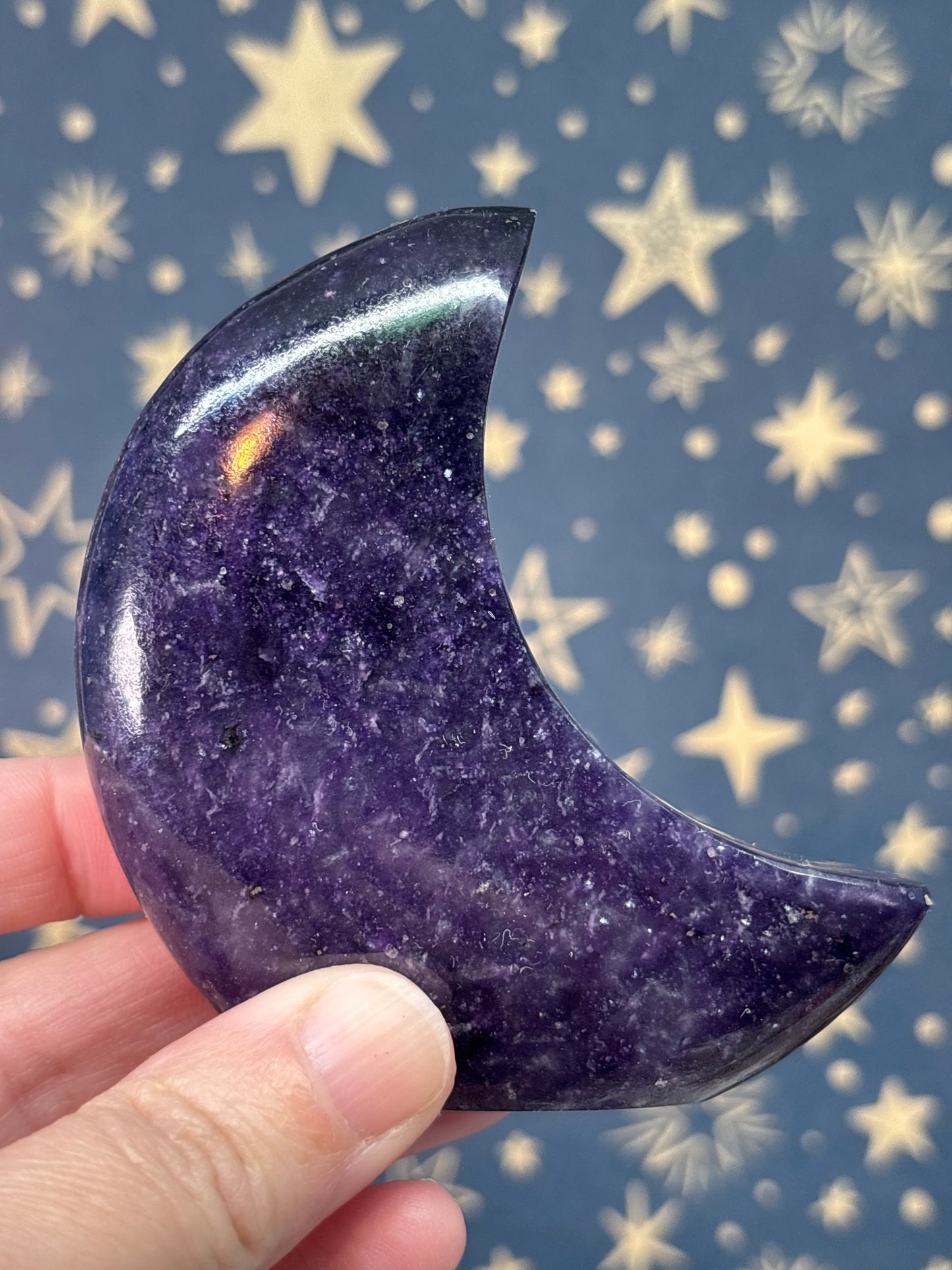 Lepidolite Standing Moons (Pick your own)