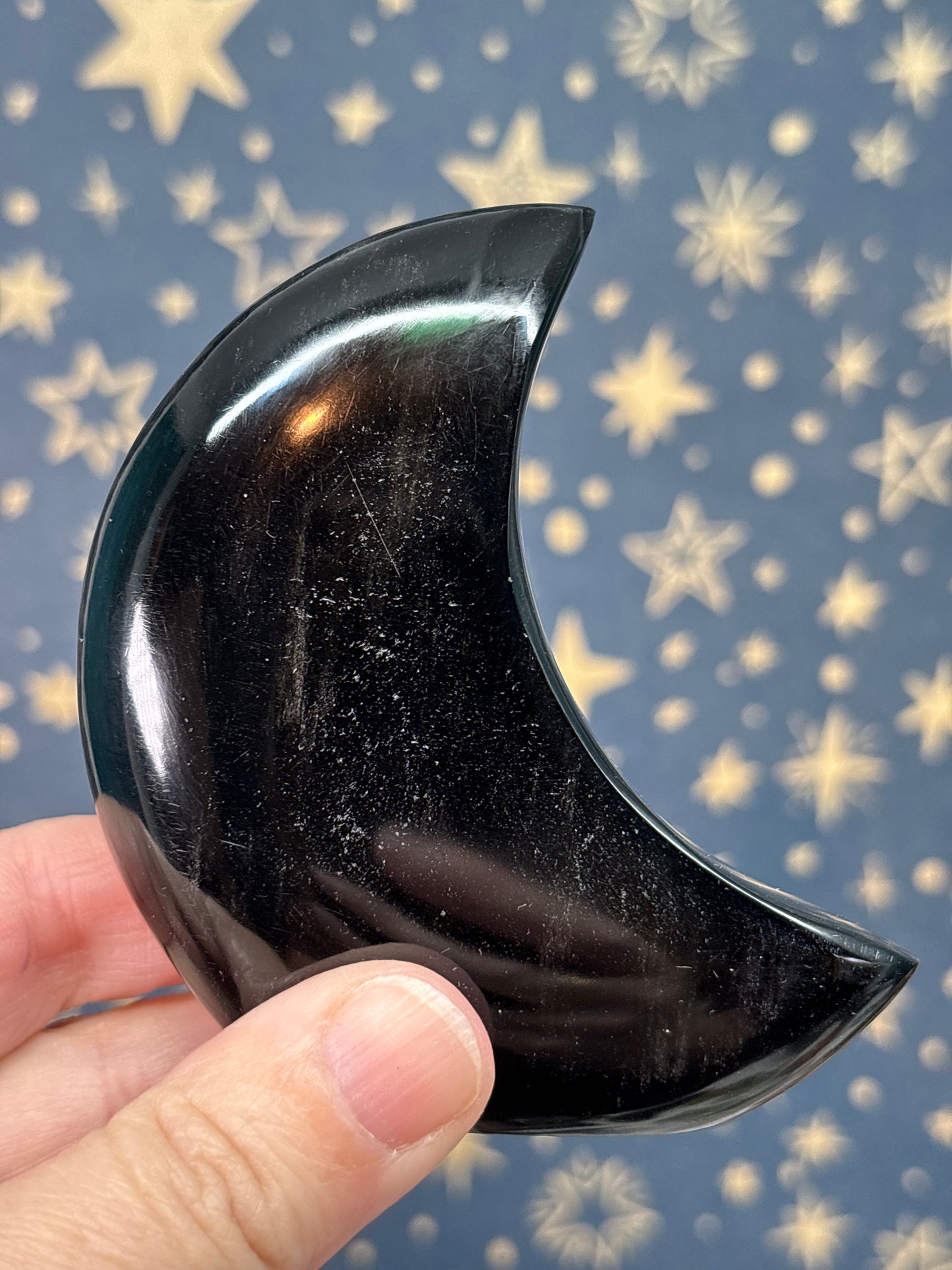 Obsidian Standing Moons - Please read description  (Pick your own)