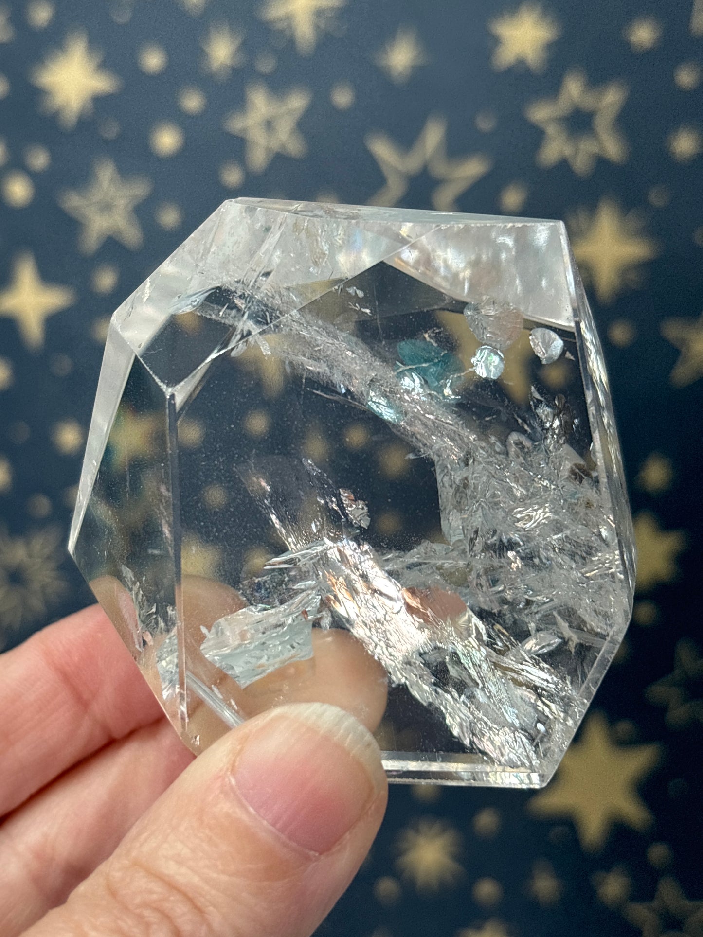 Clear/Smokey Quartz Freeforms I-L