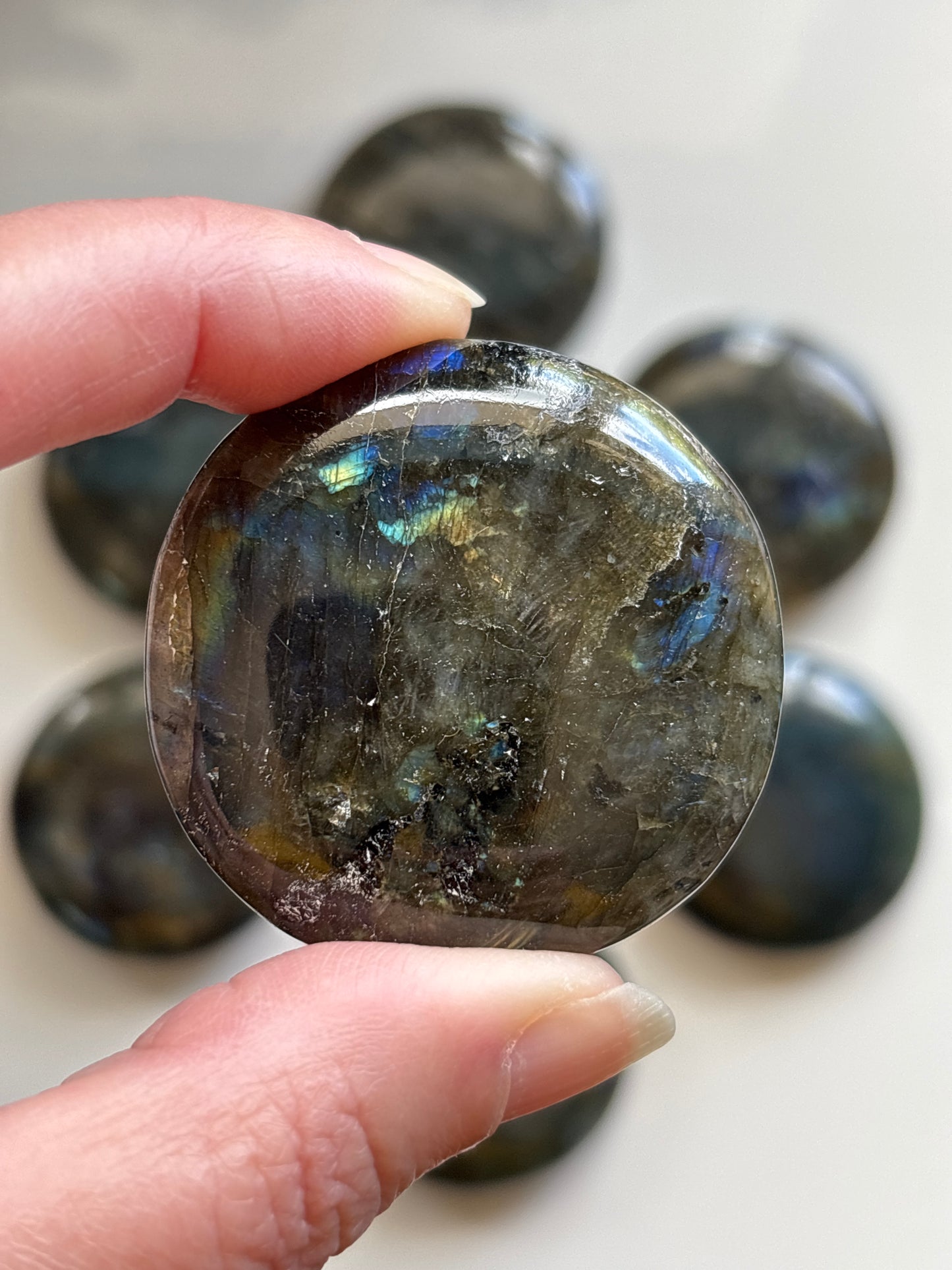 Labradorite Flatstone (Random Pic)