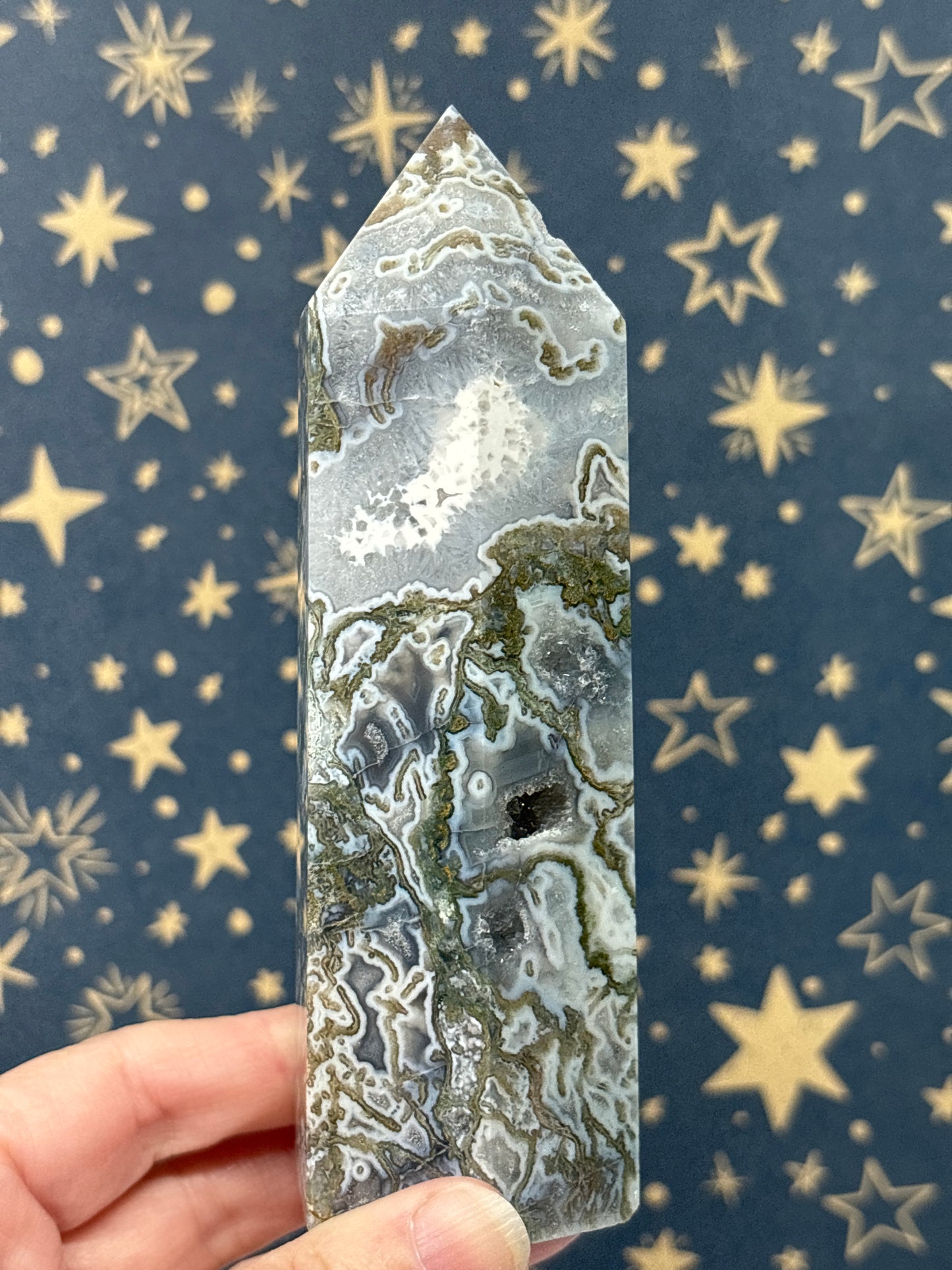 Moss Agate Towers Q-T