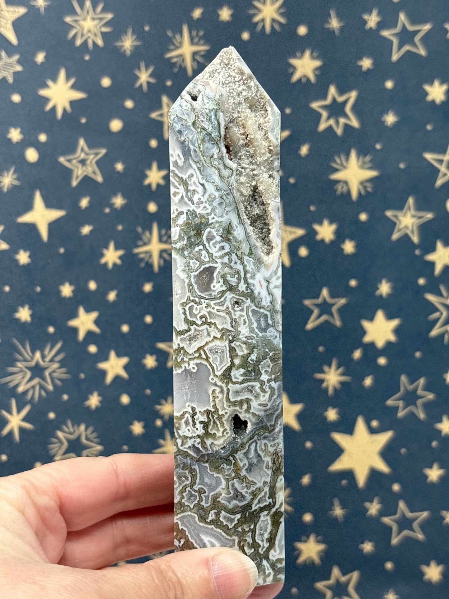 Moss Agate Towers Q-T