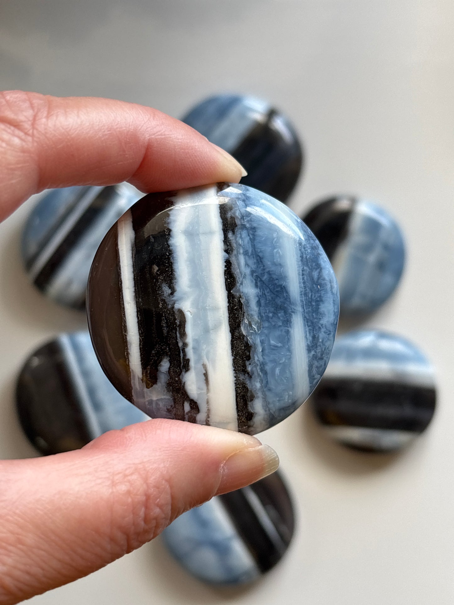 Blue Opal Flatstone (Random Pick)