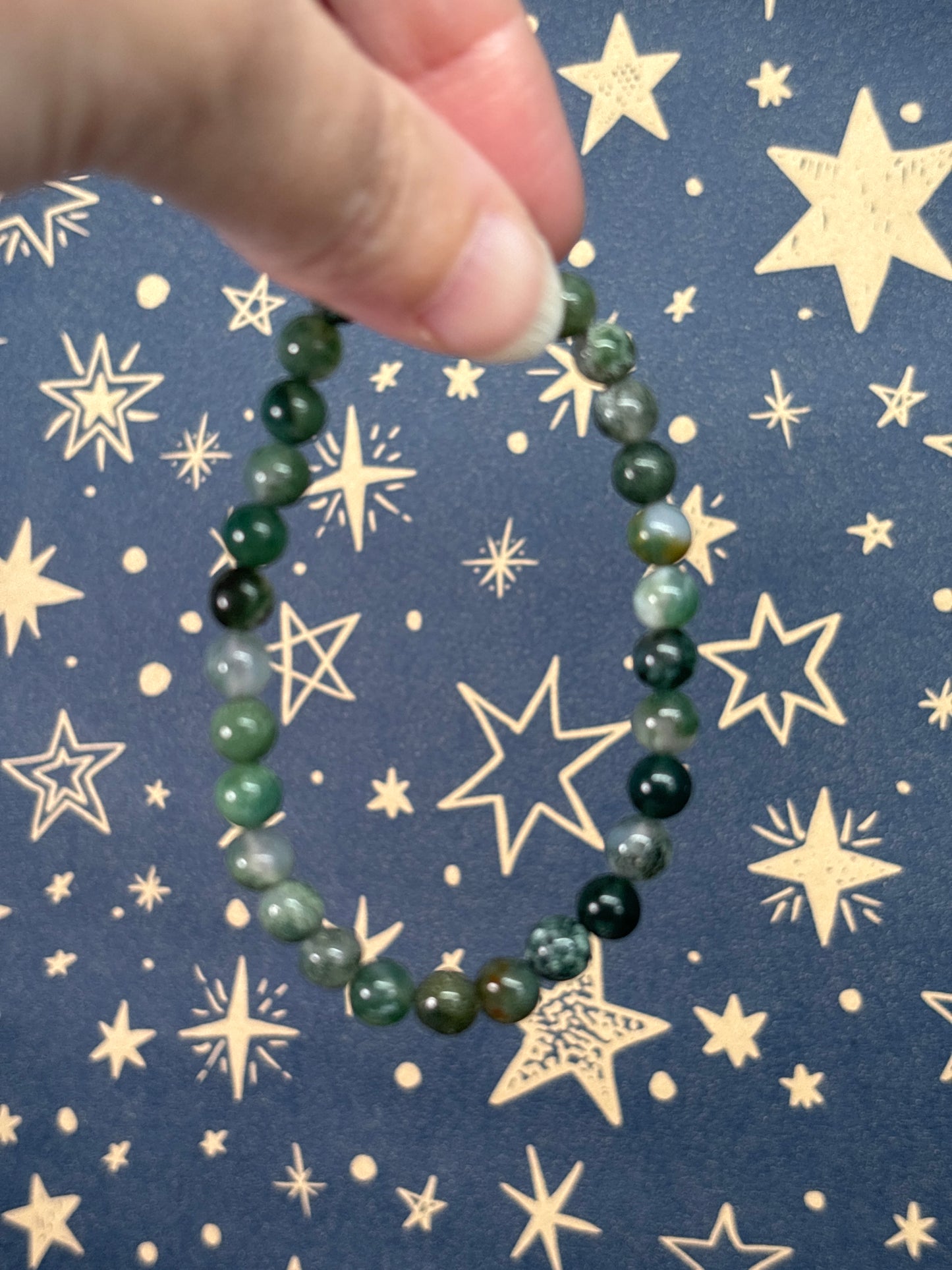 6mm Crystal Beaded Bracelets