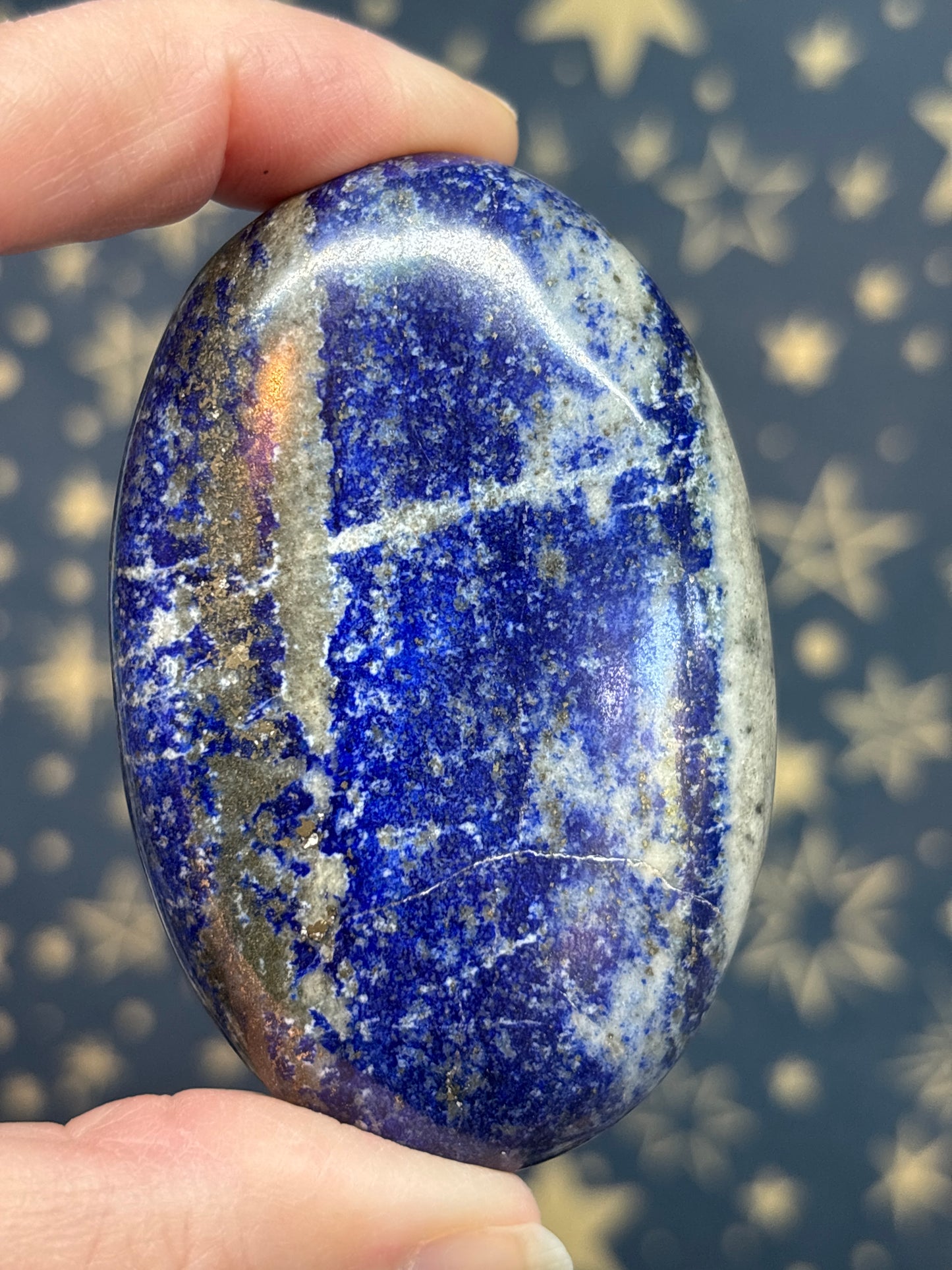 Lapis Lazuli Palm Stone