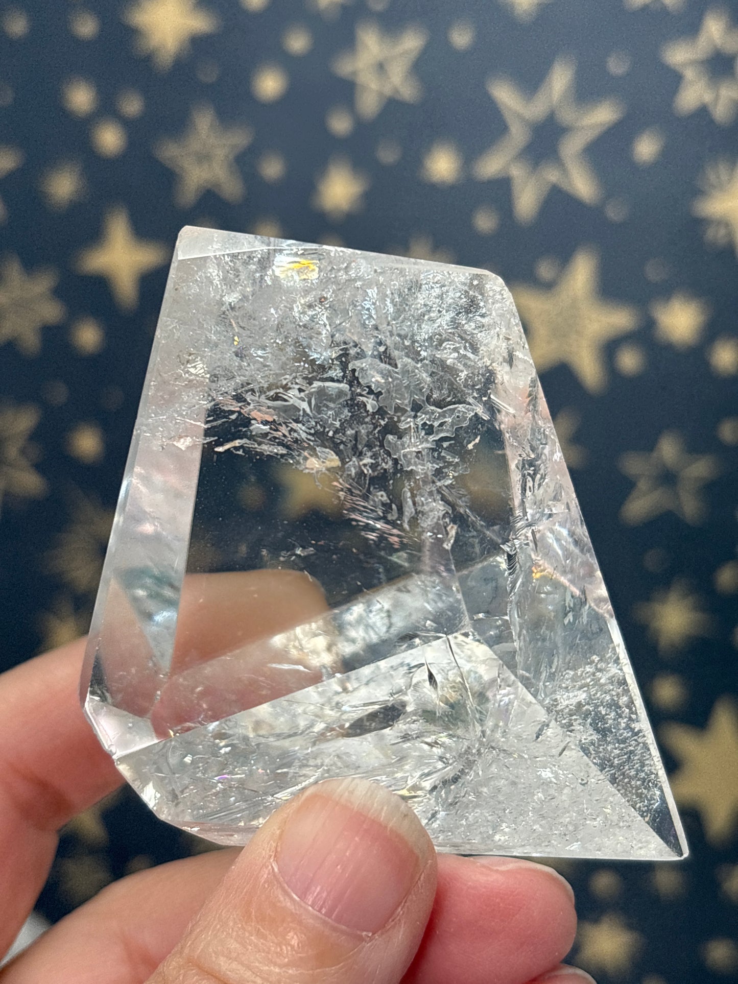 Clear/Smokey Quartz Freeforms I-L