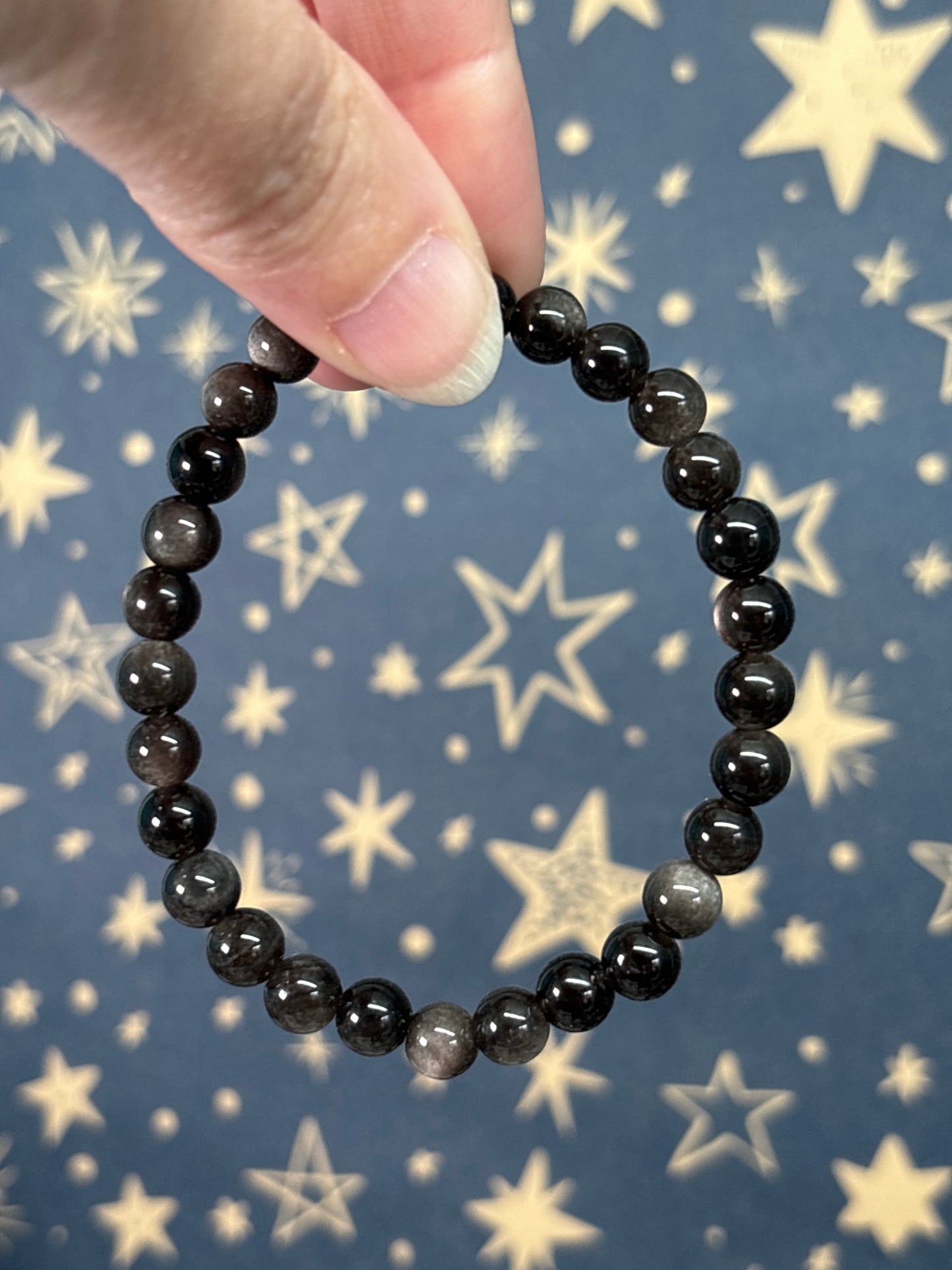6mm Crystal Beaded Bracelets
