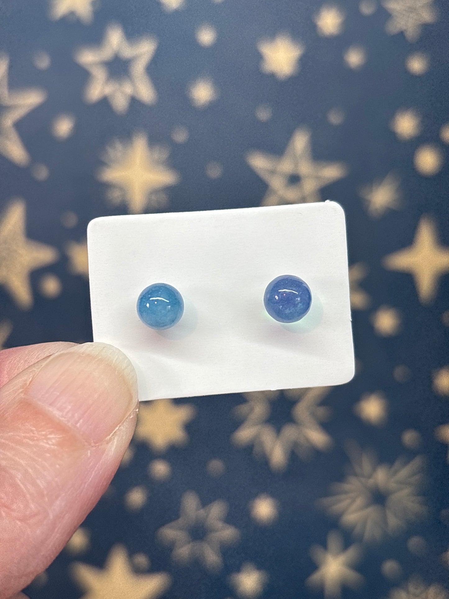(Various) Crystal Stud Earrings 925 Silver
