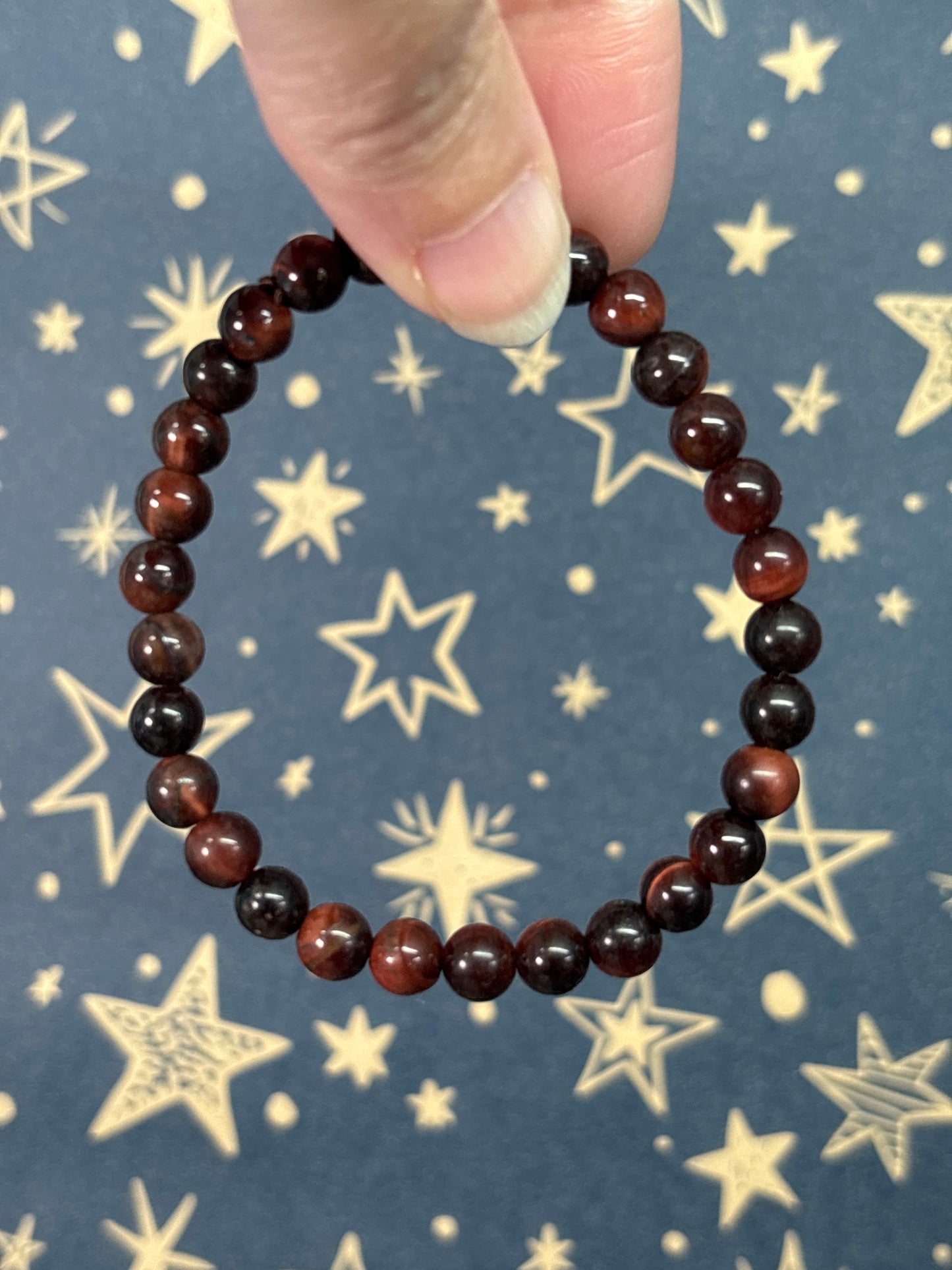 6mm Crystal Beaded Bracelets