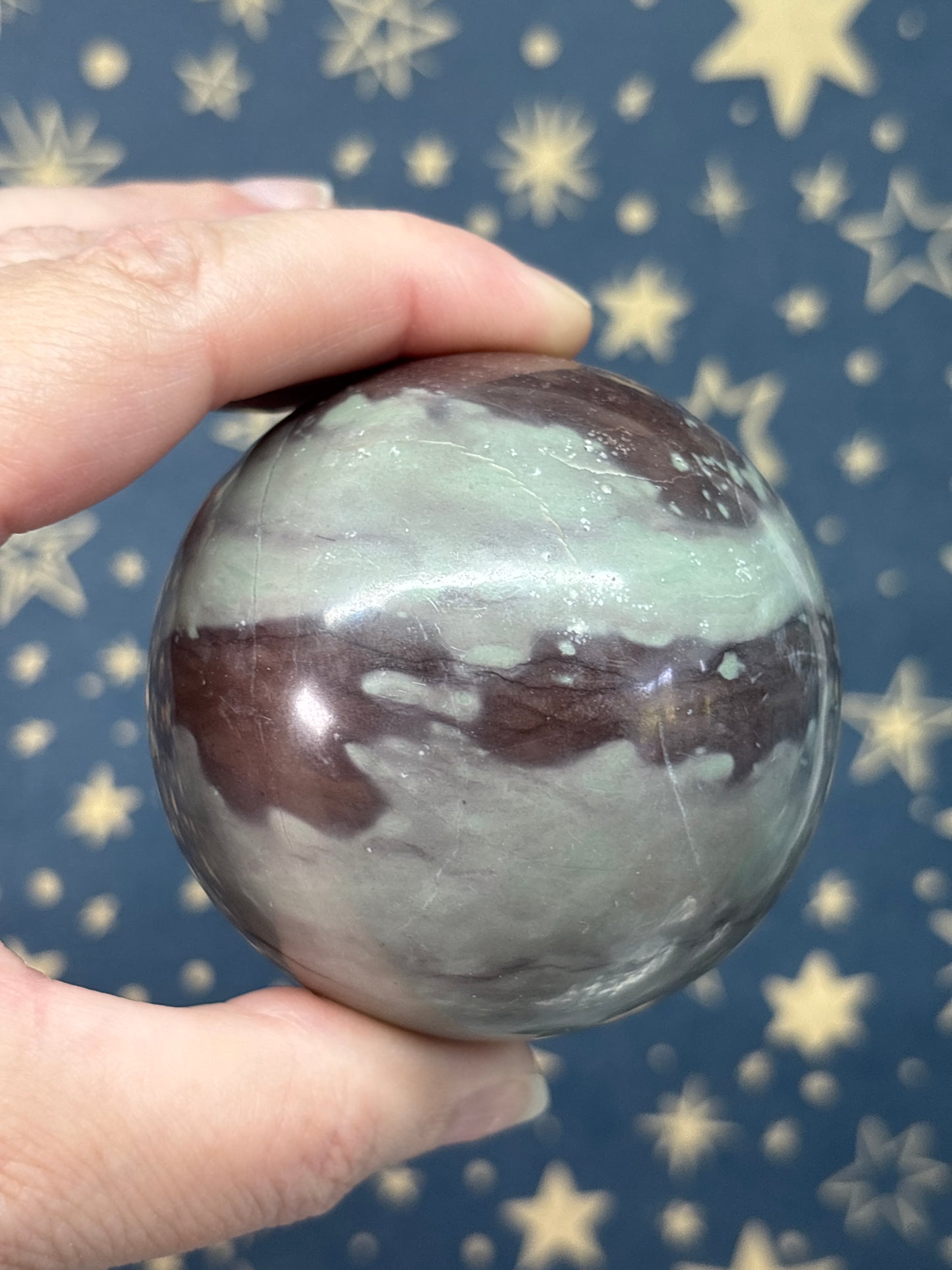 Liver Jasper Sphere 6.5cm