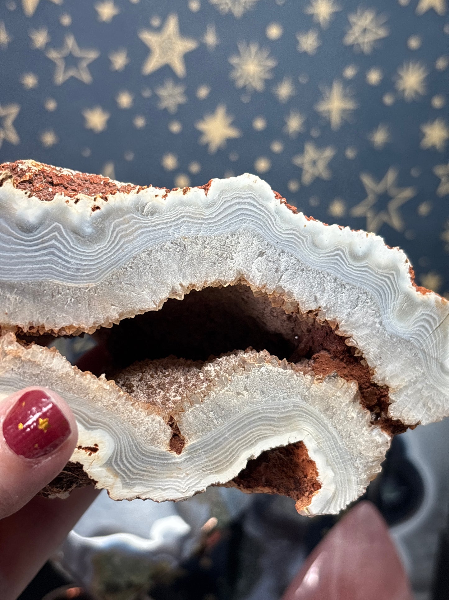 Blue Lace Agate Statement piece