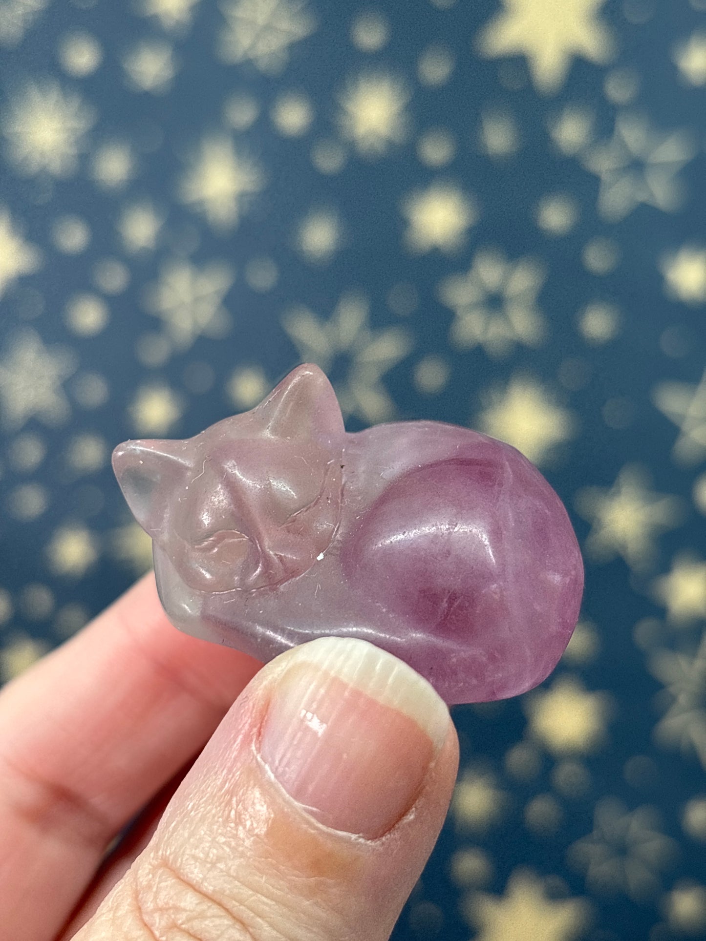 Fluorite Sleeping Cats