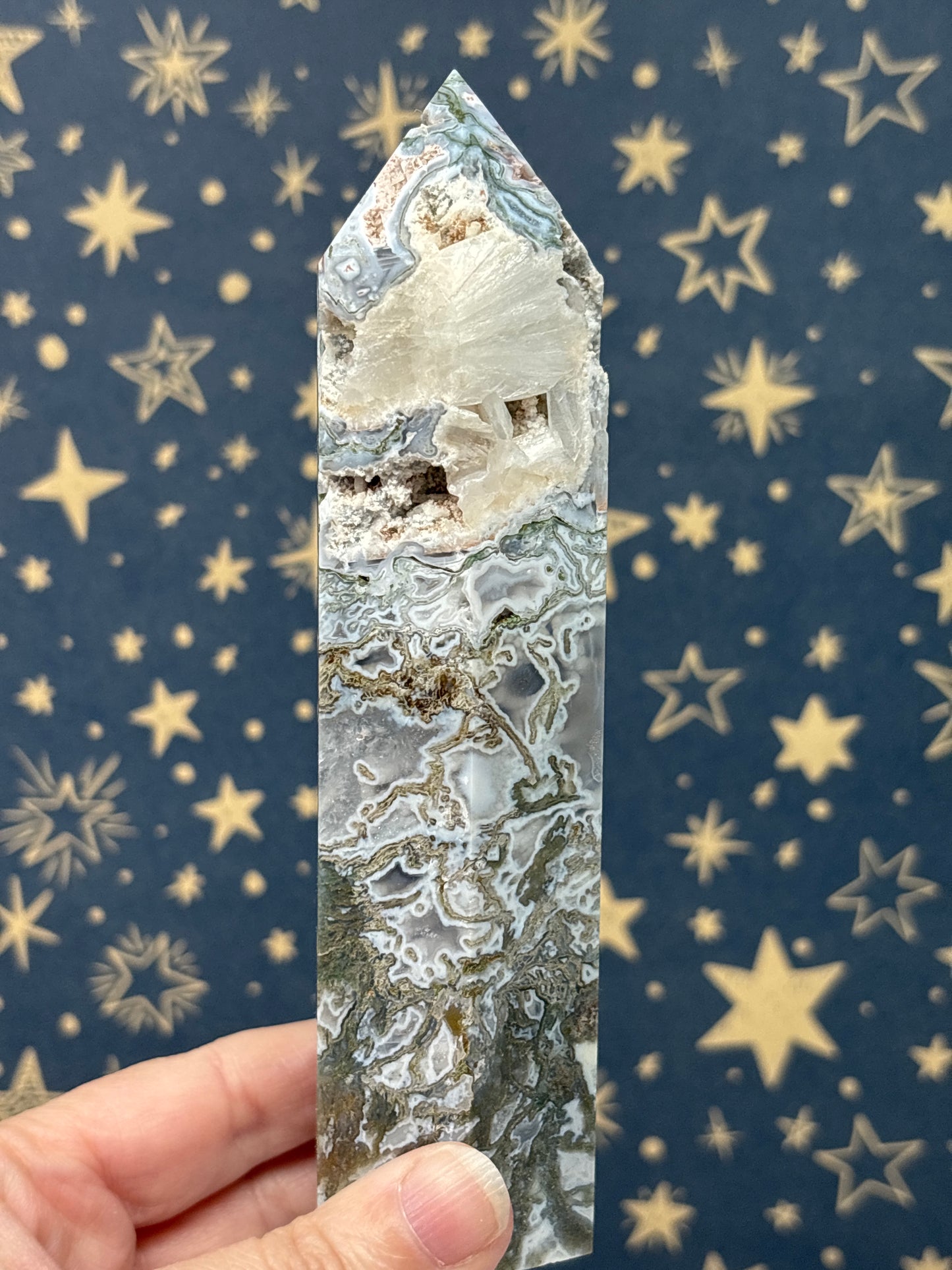 Moss Agate Towers Q-T
