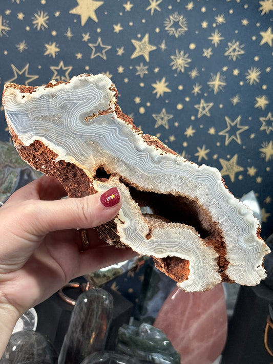 Blue Lace Agate Statement piece