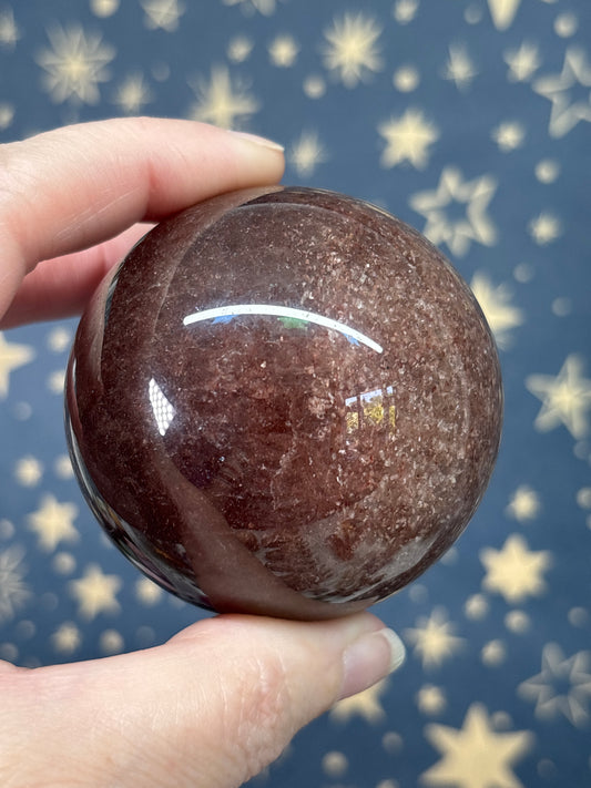 Strawberry Quartz Sphere 6cm