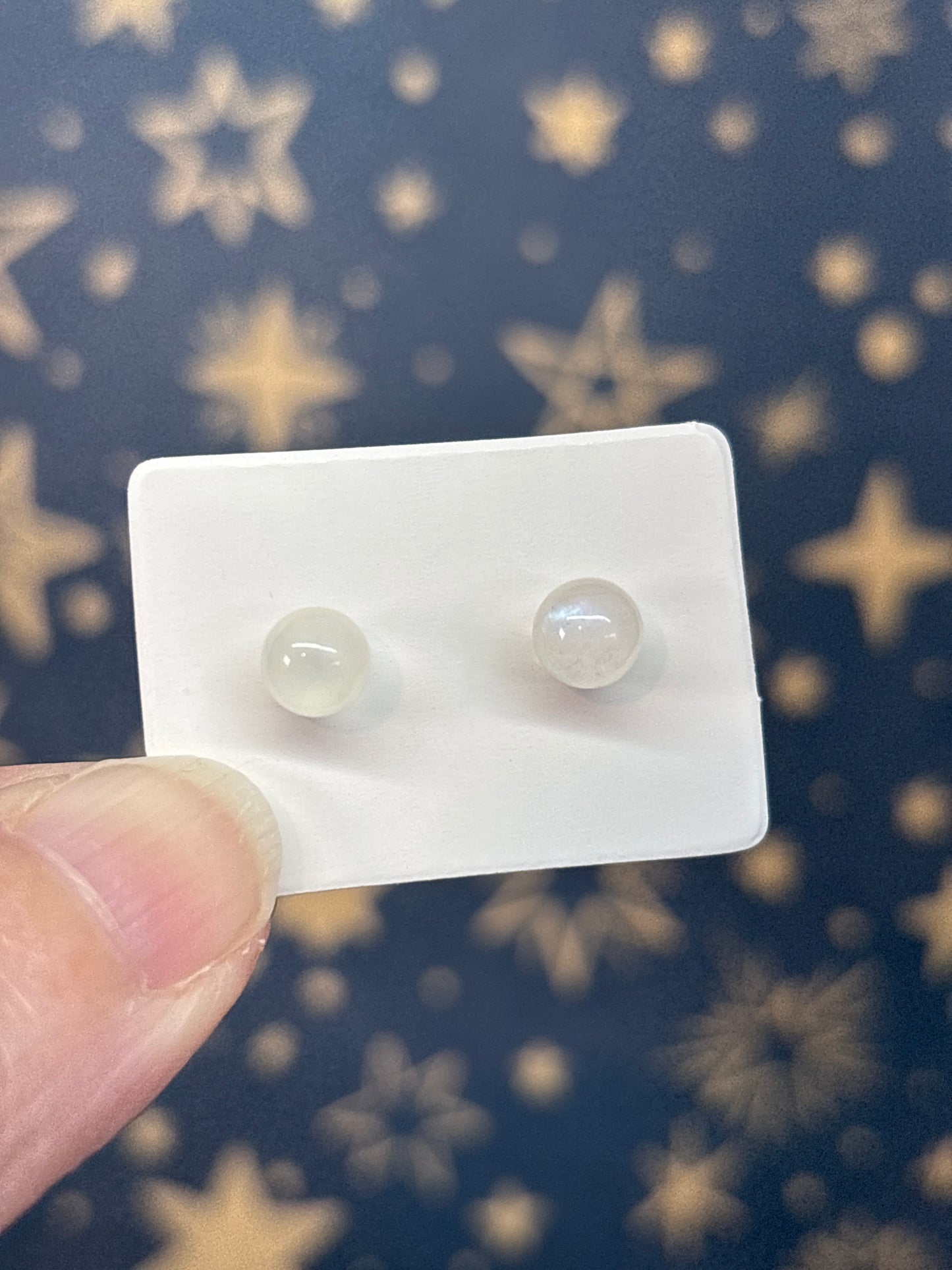 (Various) Crystal Stud Earrings 925 Silver