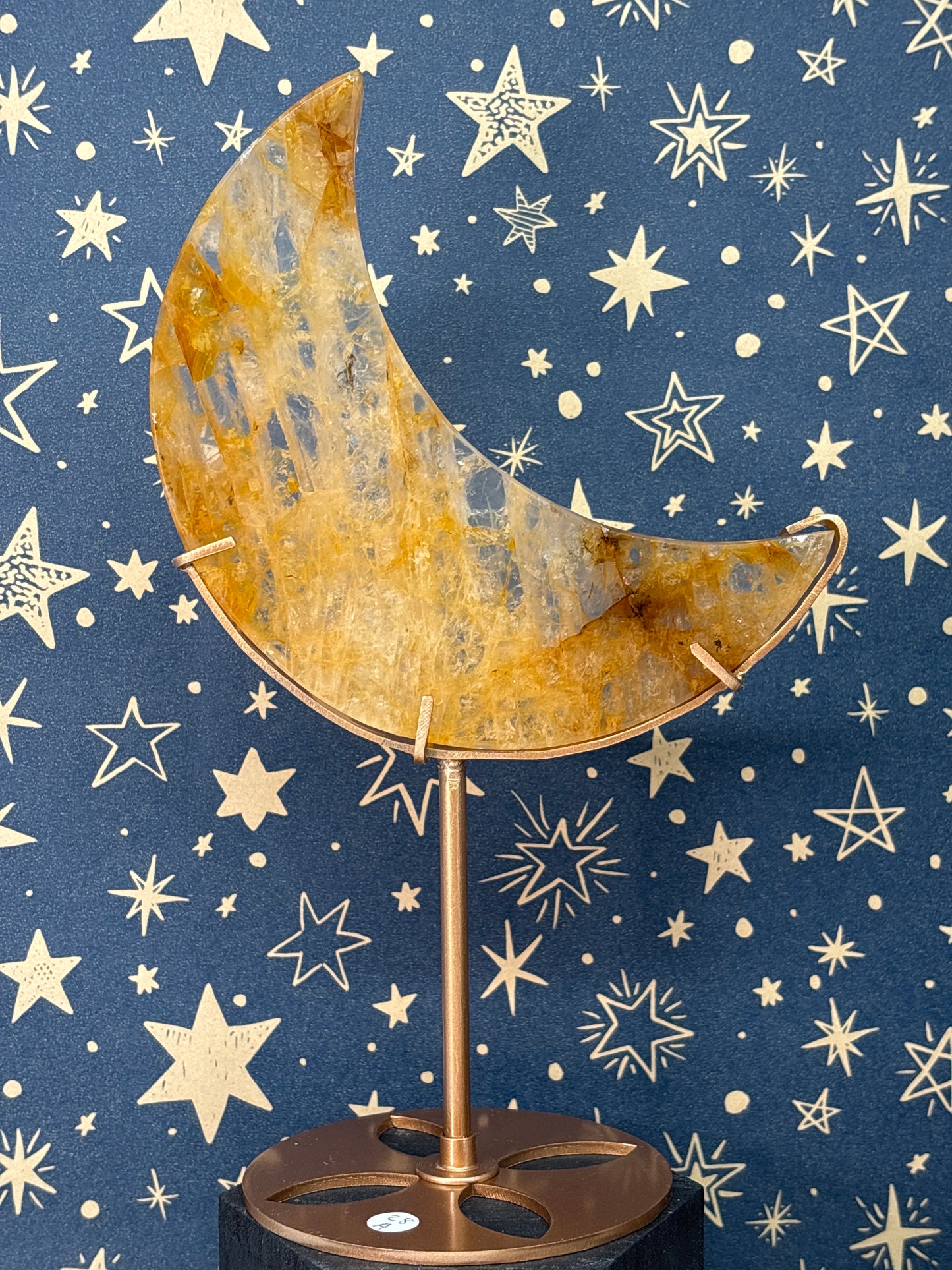 Golden Healer Moon on stand a