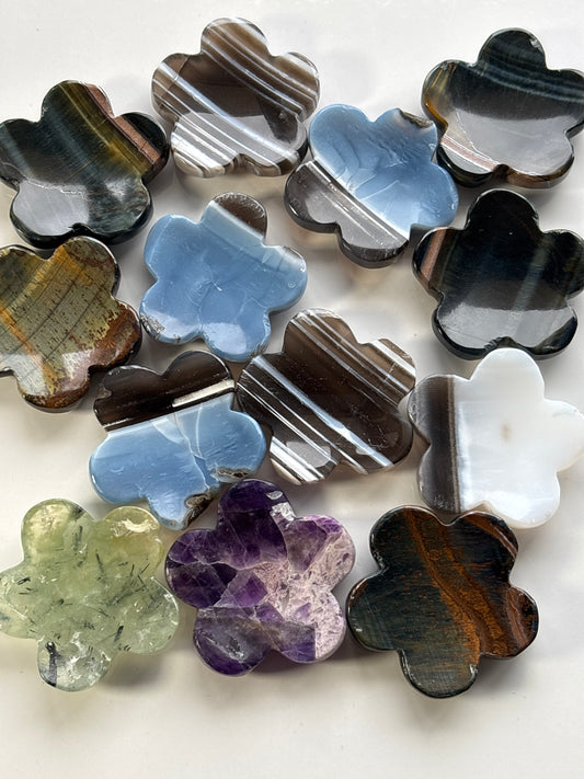 Imperfect Flower Worry Stones (Picked at Random)