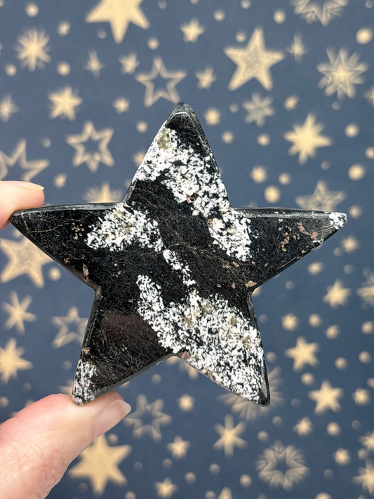 Snowflake Jasper Standing Star